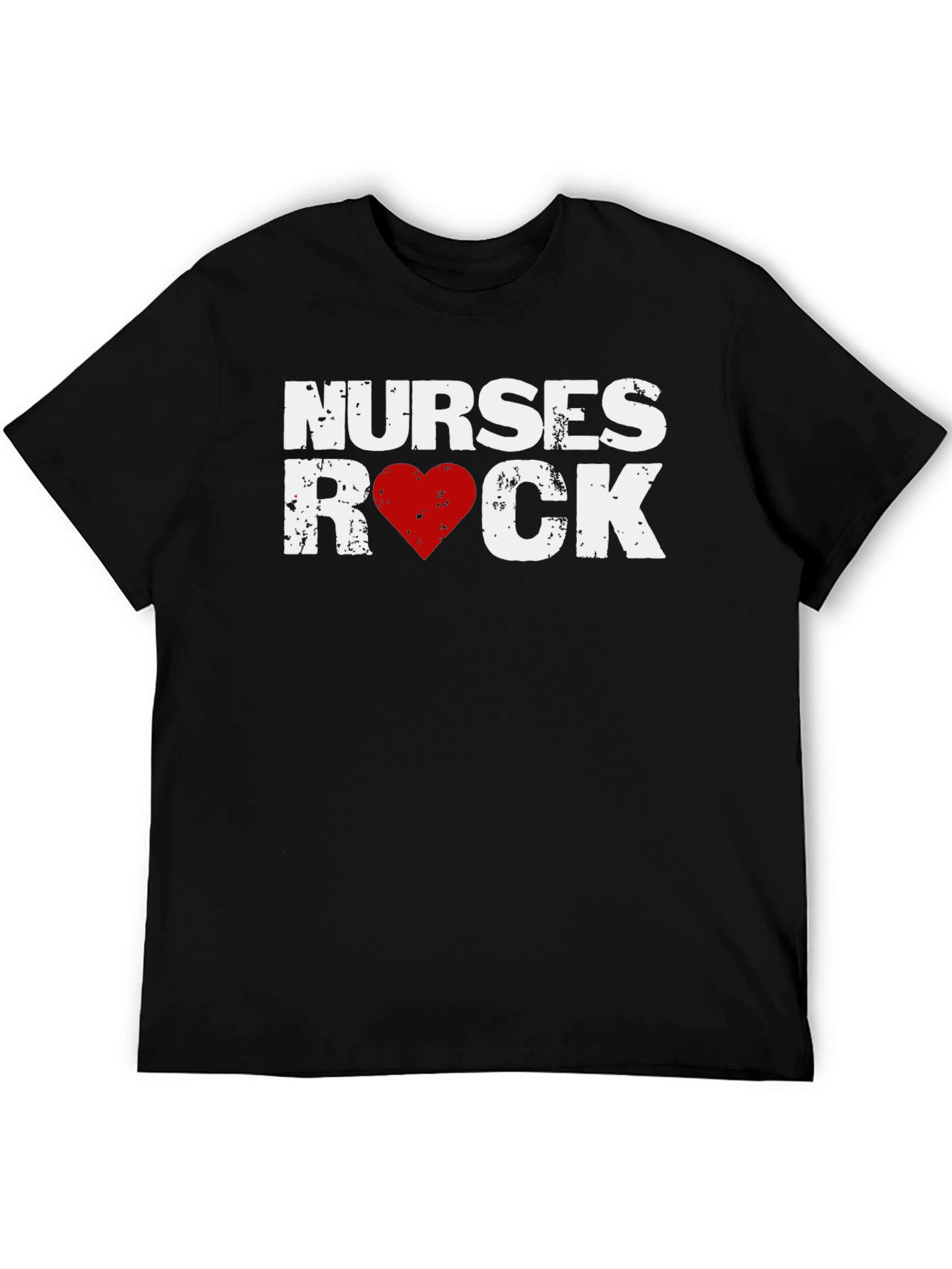 Nurses Rock T-Shirt - Heart Graphic Tee