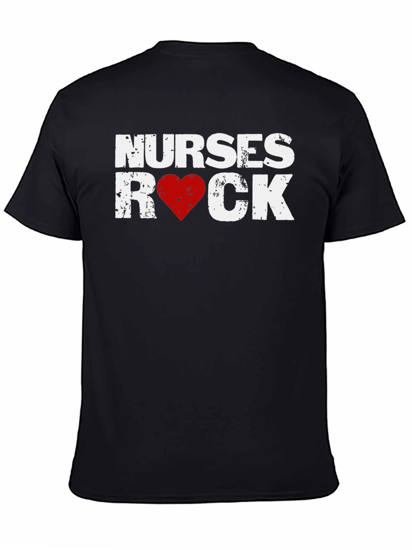 Nurses Rock T-Shirt - Heart Graphic Tee