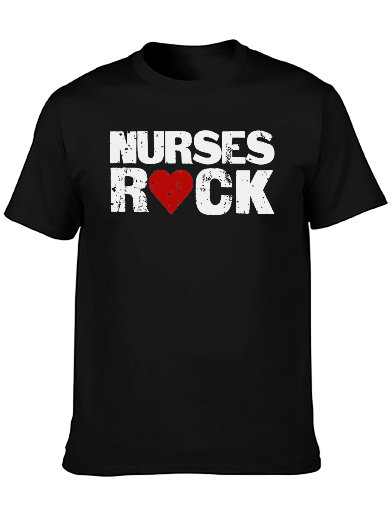 Nurses Rock T-Shirt - Heart Graphic Tee