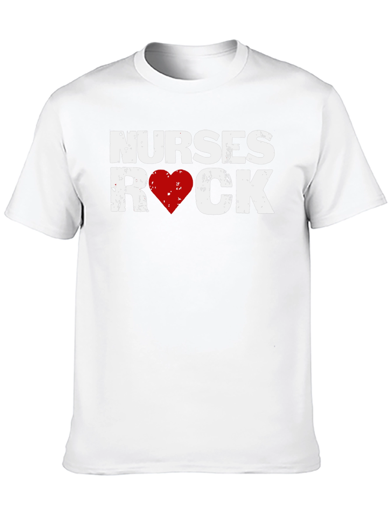 Nurses Rock T-Shirt - Heart Graphic Tee