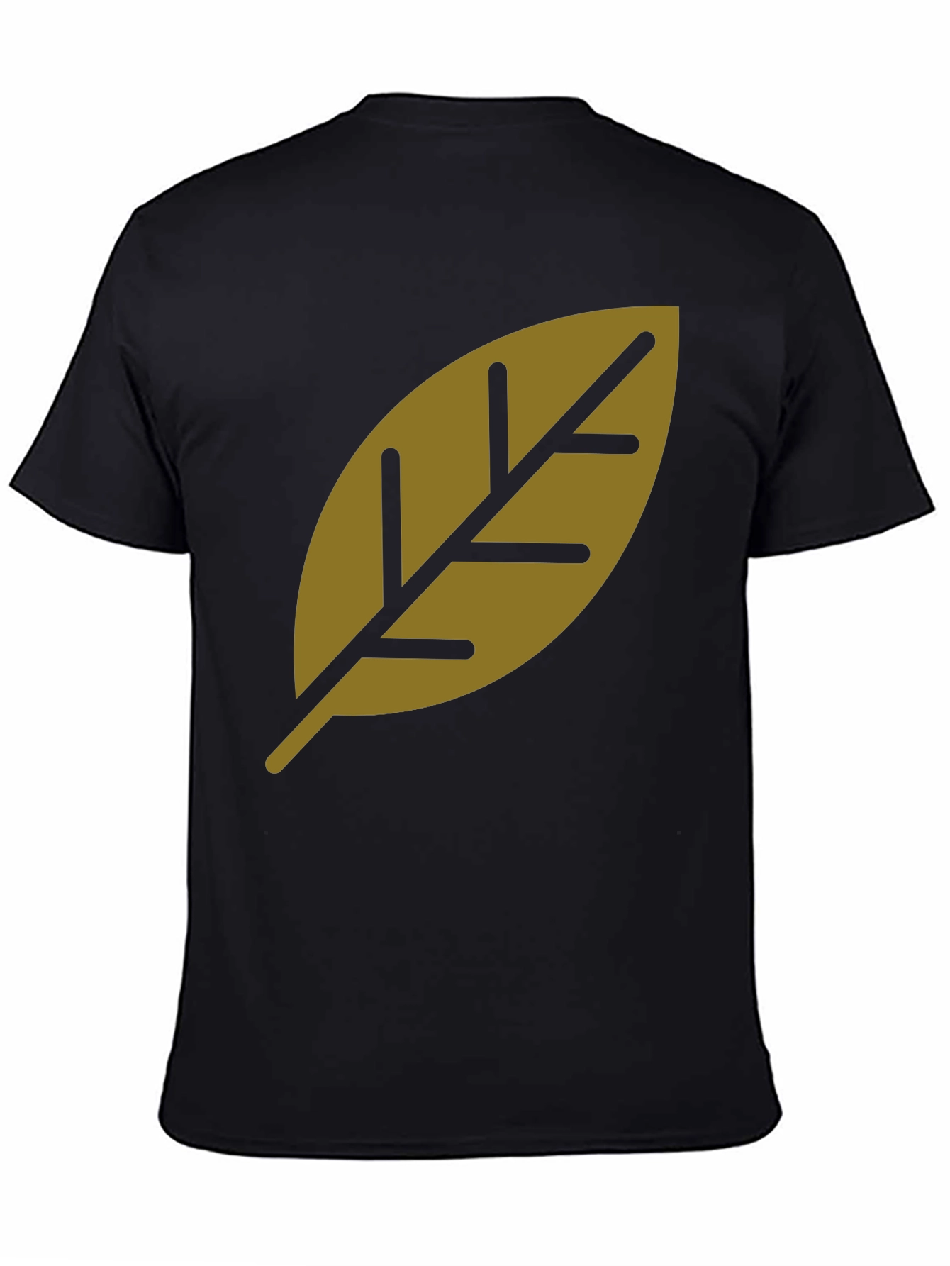 Leaf Graphic Print T-Shirt - Stylish Casual Tee