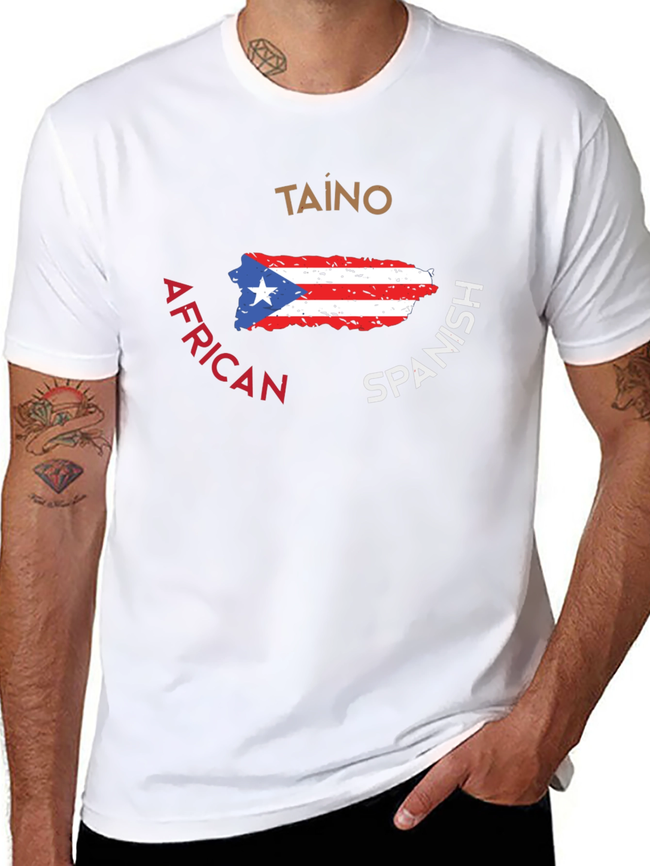 Puerto Rico Roots T-Shirt - Boricua Pride