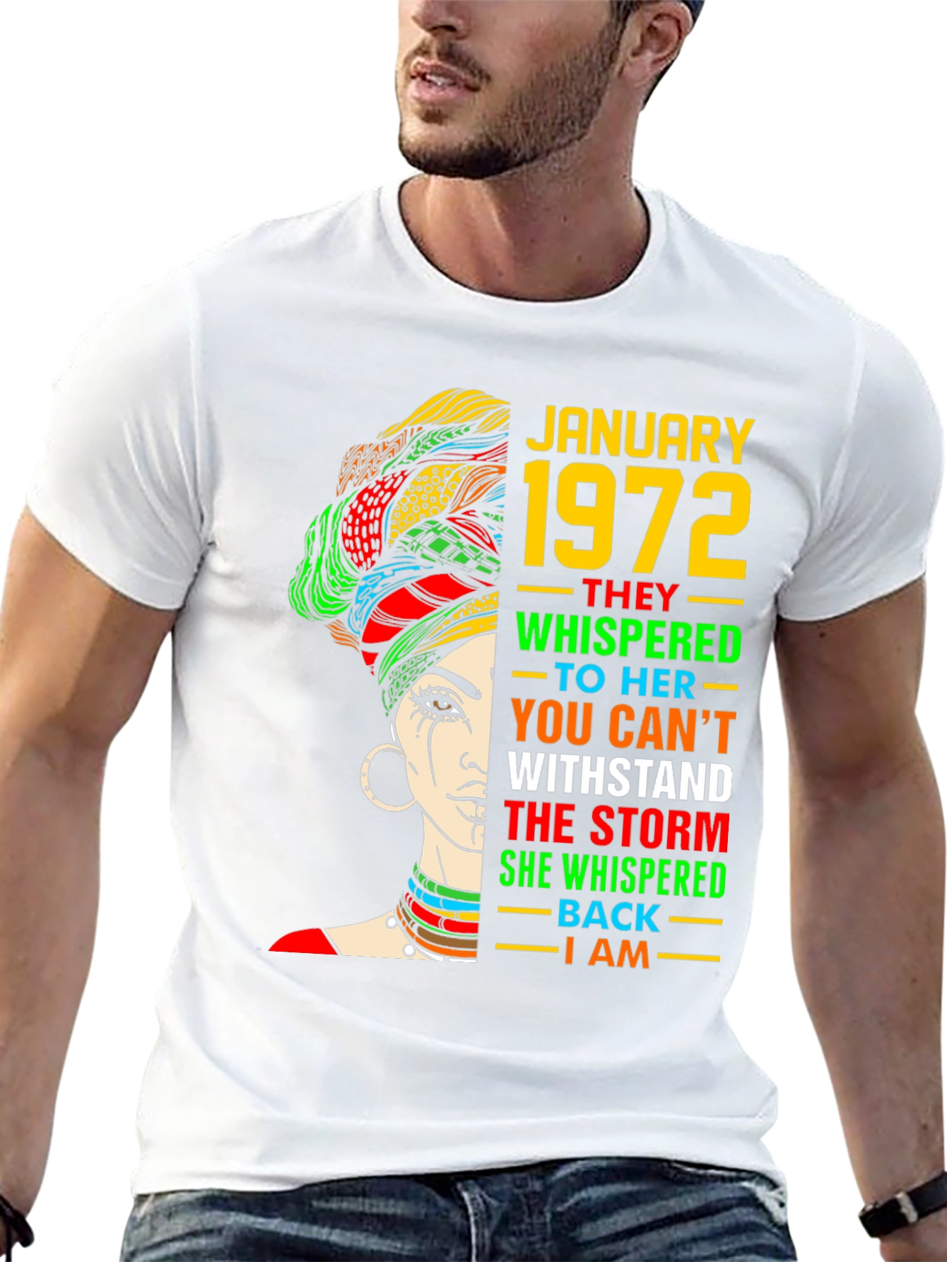 January 1972 Black Woman T-Shirt