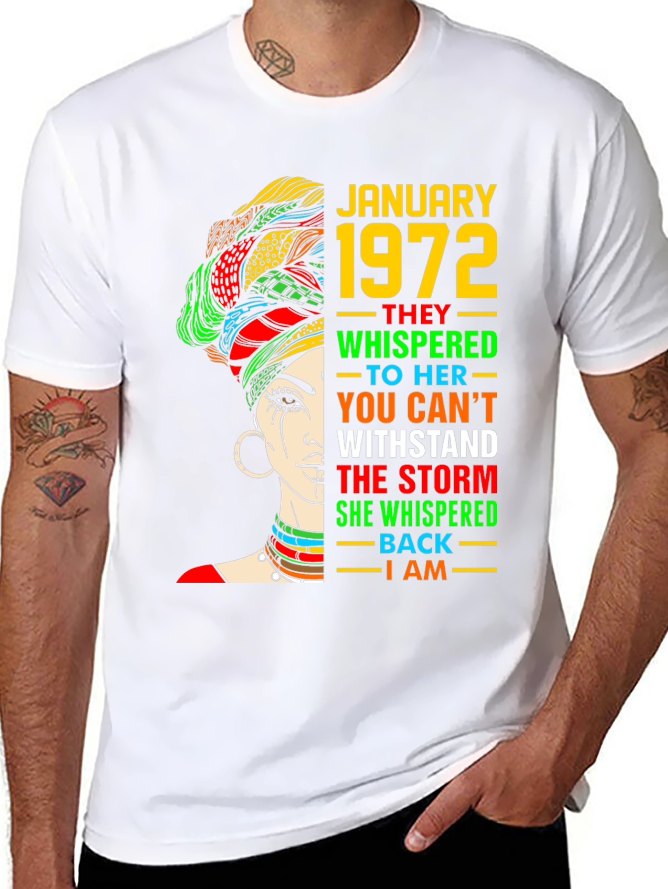 January 1972 Black Woman T-Shirt