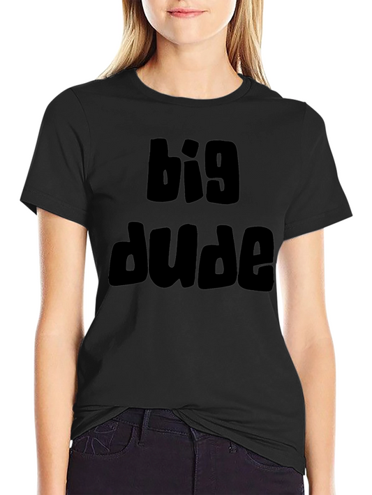 Big Dude Black Graphic T-Shirt
