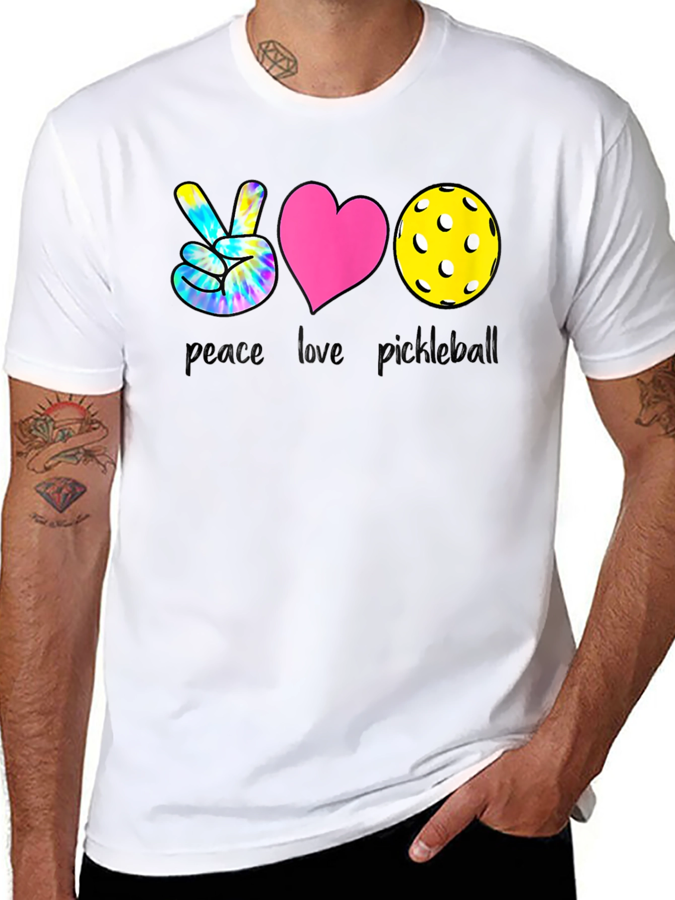Peace Love Pickleball T-Shirt