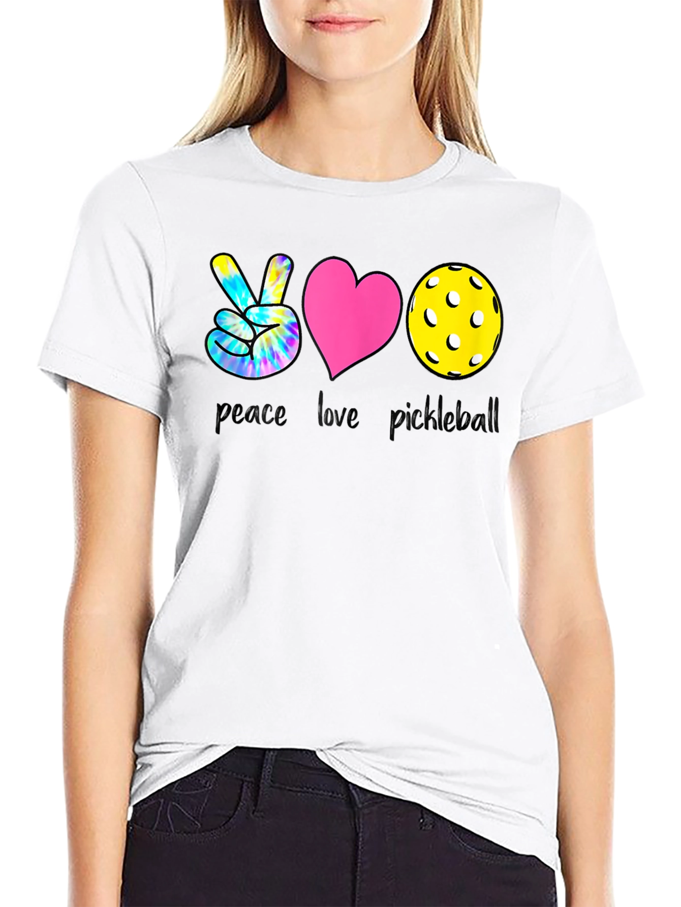 Peace Love Pickleball T-Shirt