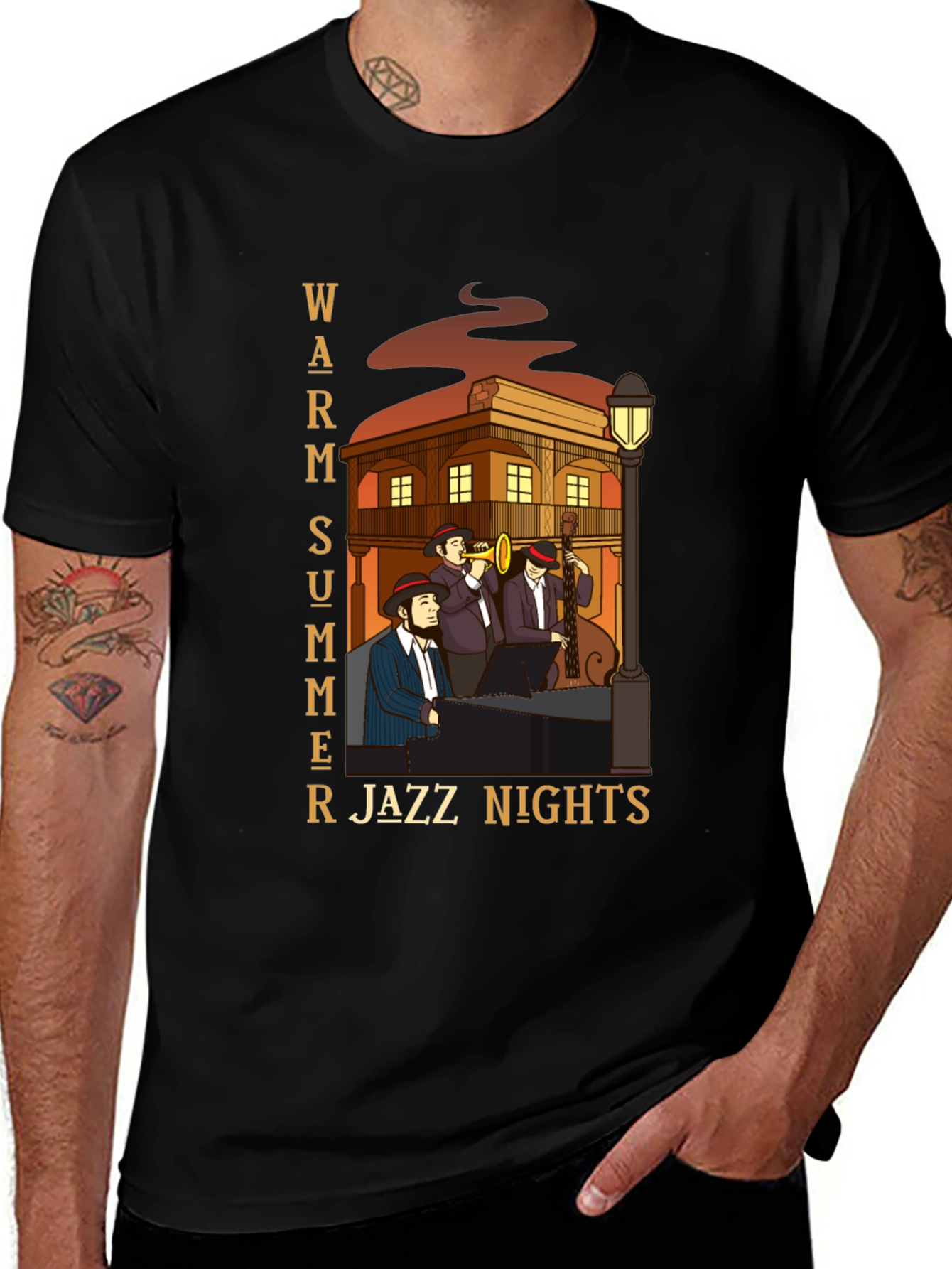 Warm Summer Jazz Nights T-Shirt