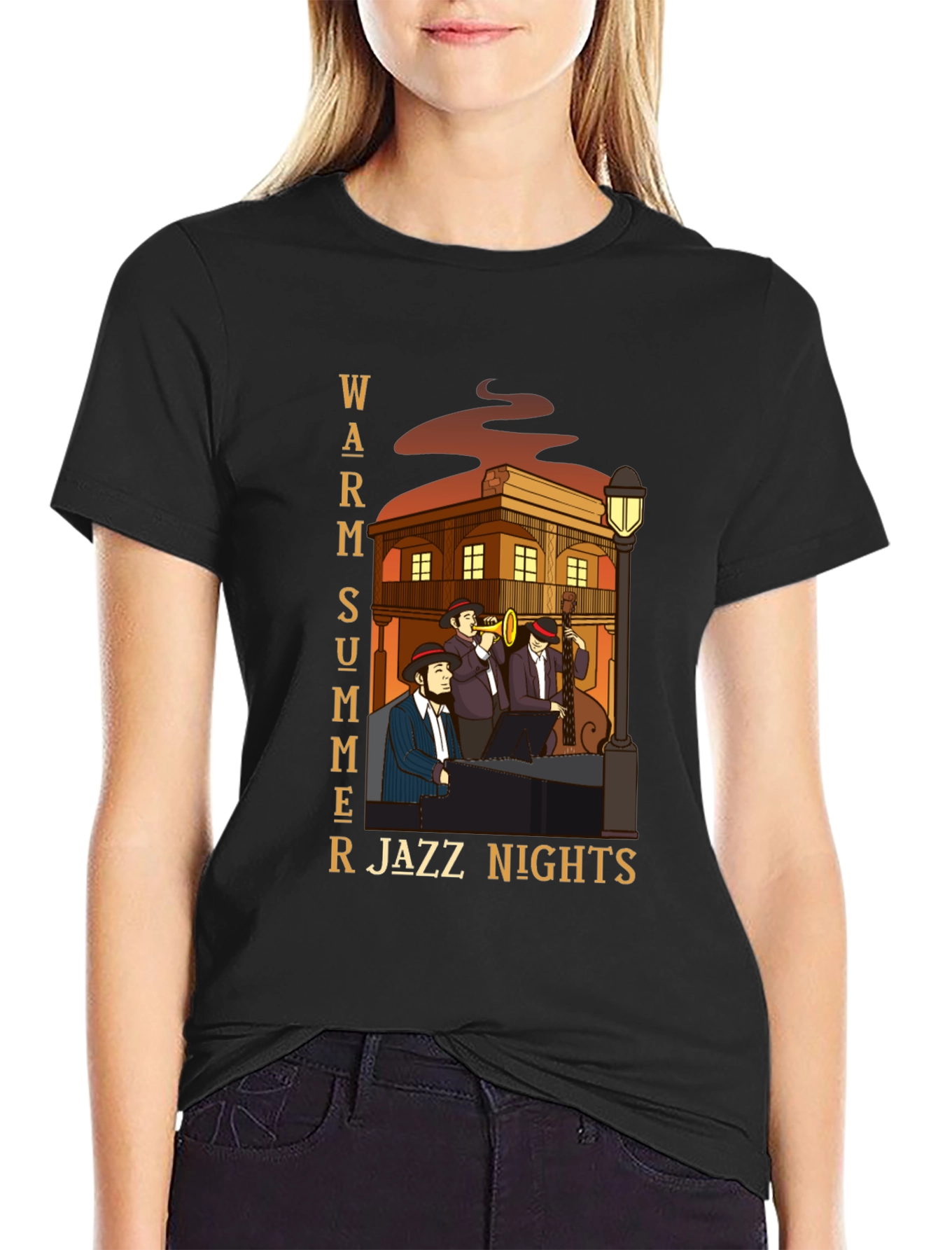 Warm Summer Jazz Nights T-Shirt