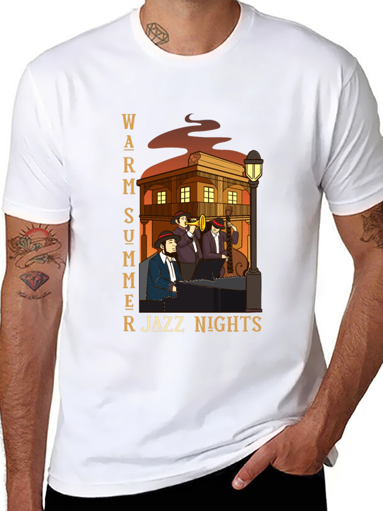 Warm Summer Jazz Nights T-Shirt