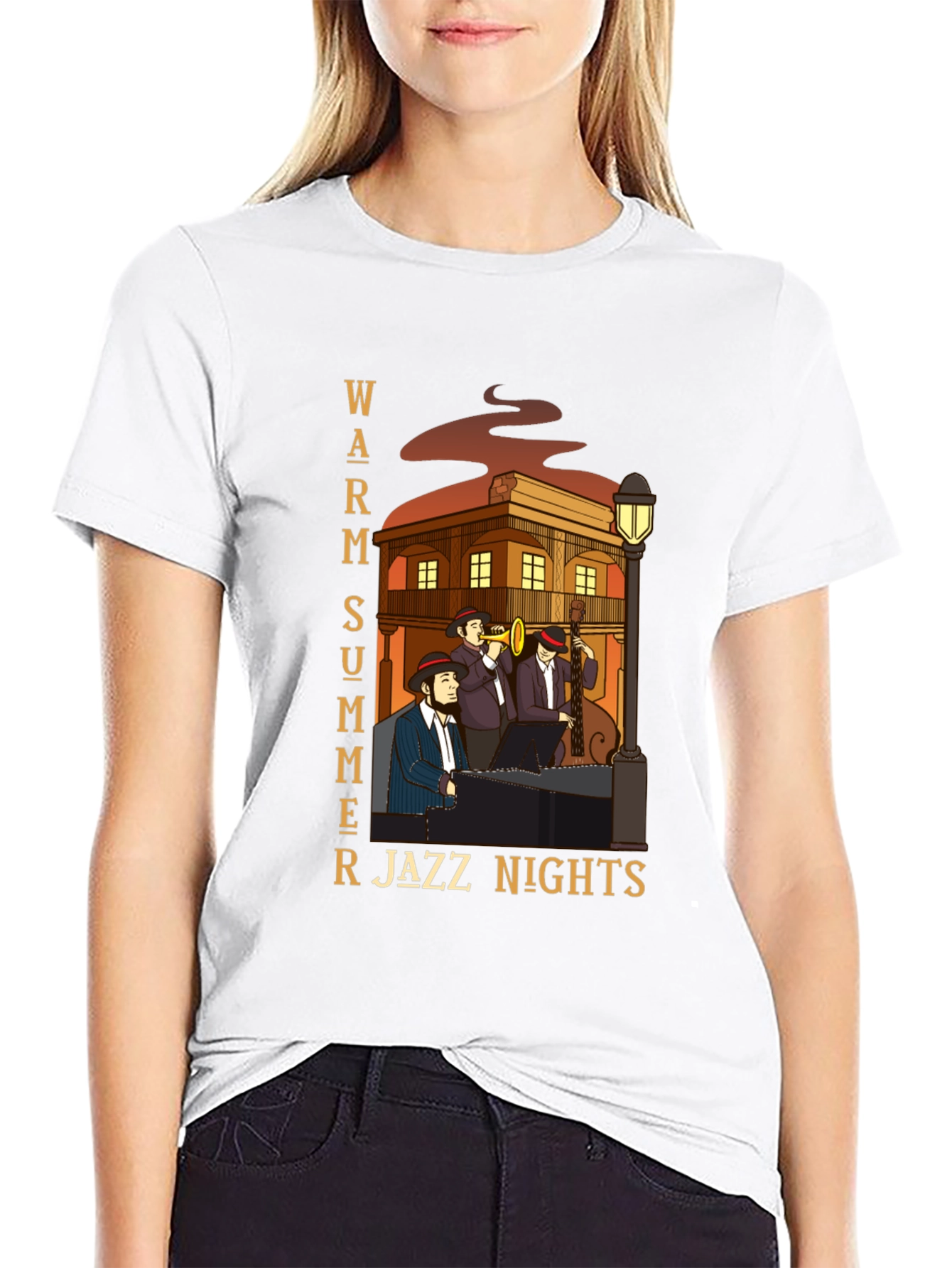 Warm Summer Jazz Nights T-Shirt