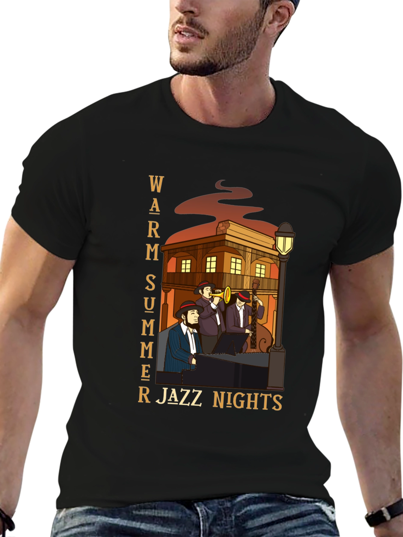 Warm Summer Jazz Nights T-Shirt
