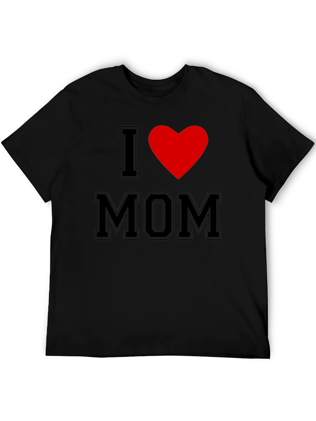I Heart Mom T-Shirt - Classic Black Tee