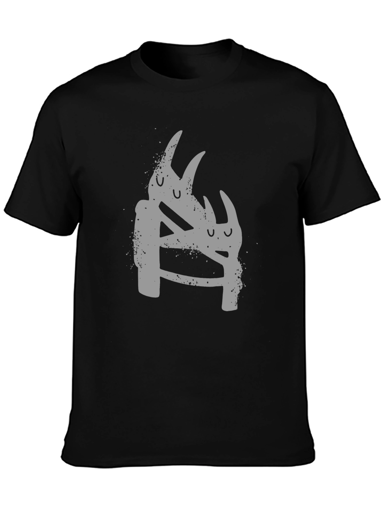 Graphic Print Crew Neck T-Shirt