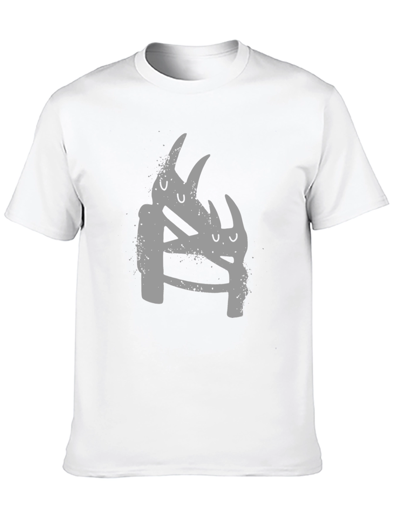 Graphic Print Crew Neck T-Shirt