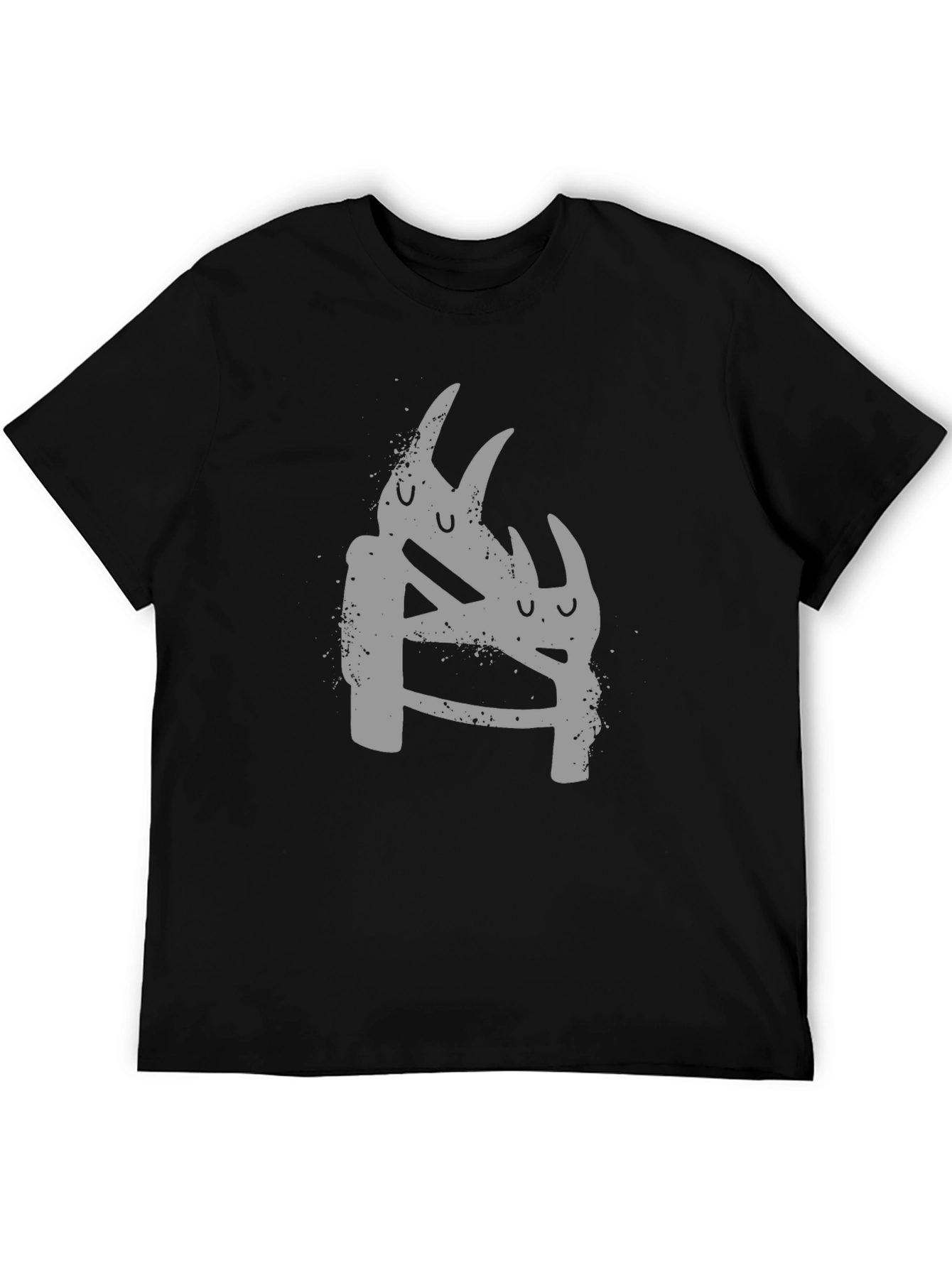 Graphic Print Crew Neck T-Shirt