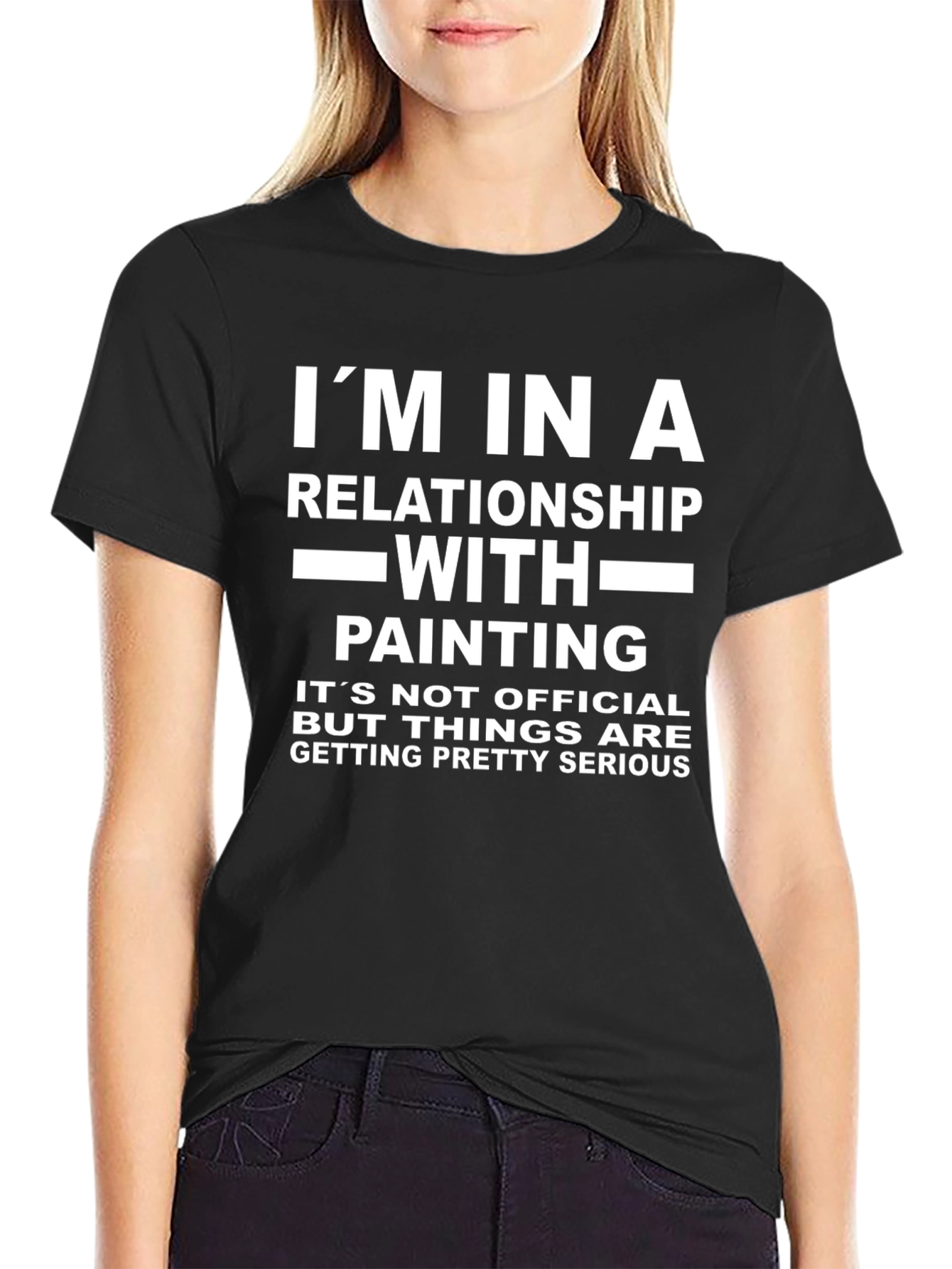Relationship With Painting T-Shirt Funny Painter Tee