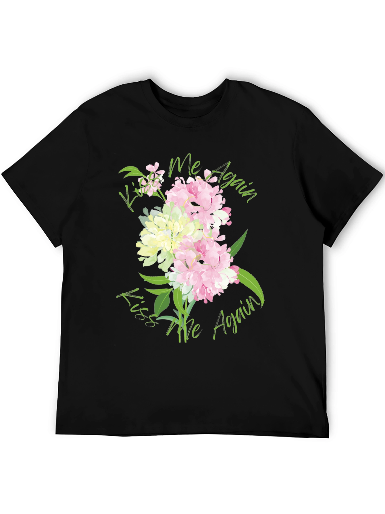 Kiss Me Again Floral Graphic T-Shirt