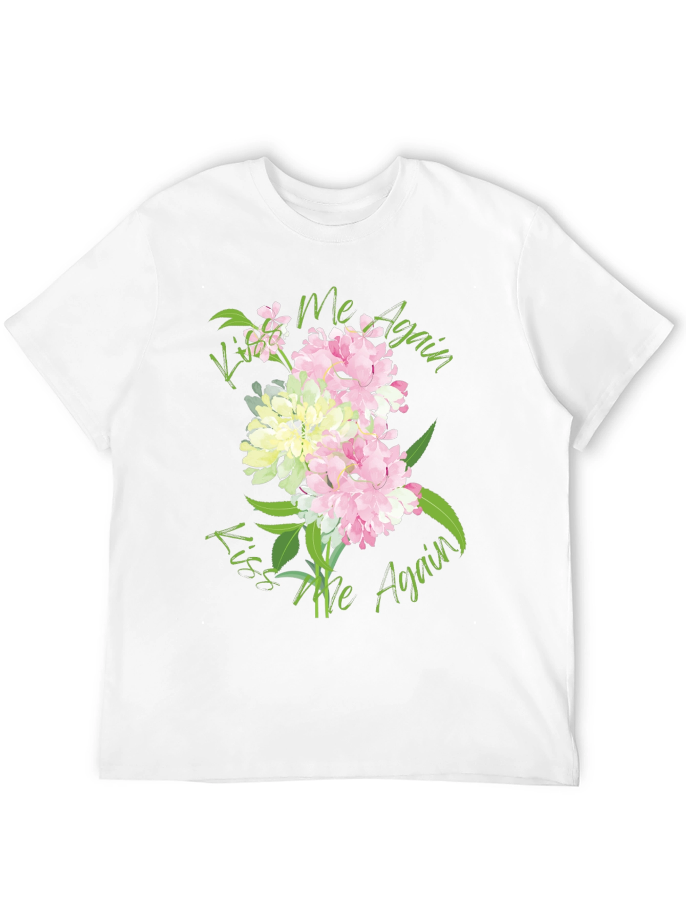 Kiss Me Again Floral Graphic T-Shirt