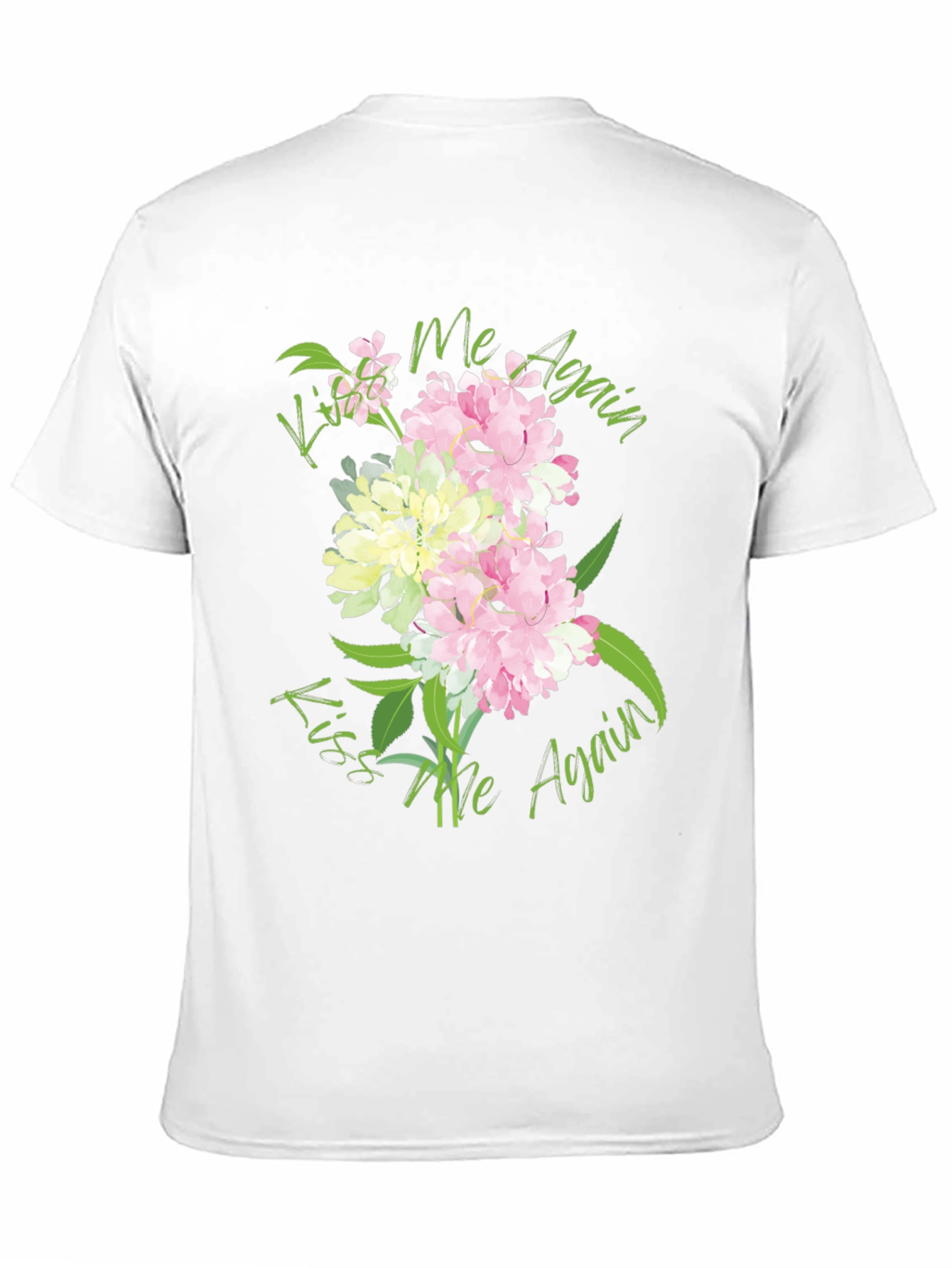 Kiss Me Again Floral Graphic T-Shirt
