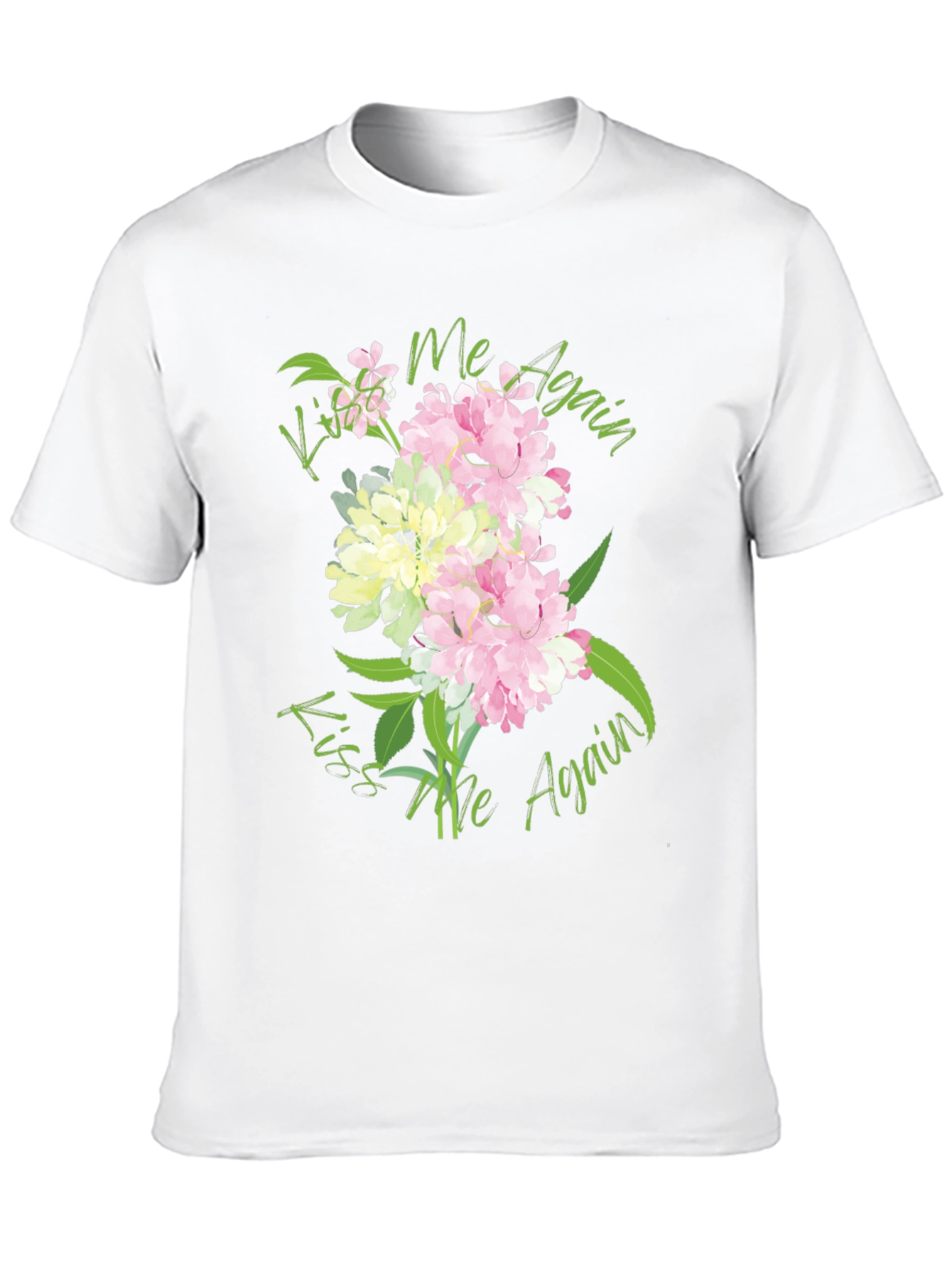 Kiss Me Again Floral Graphic T-Shirt