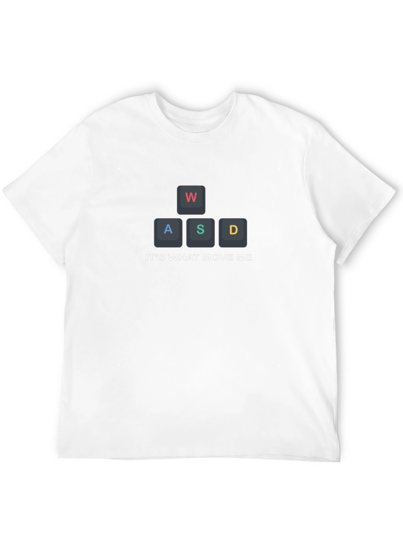 Gamer WASD Keyboard T-Shirt - Its What Move Me