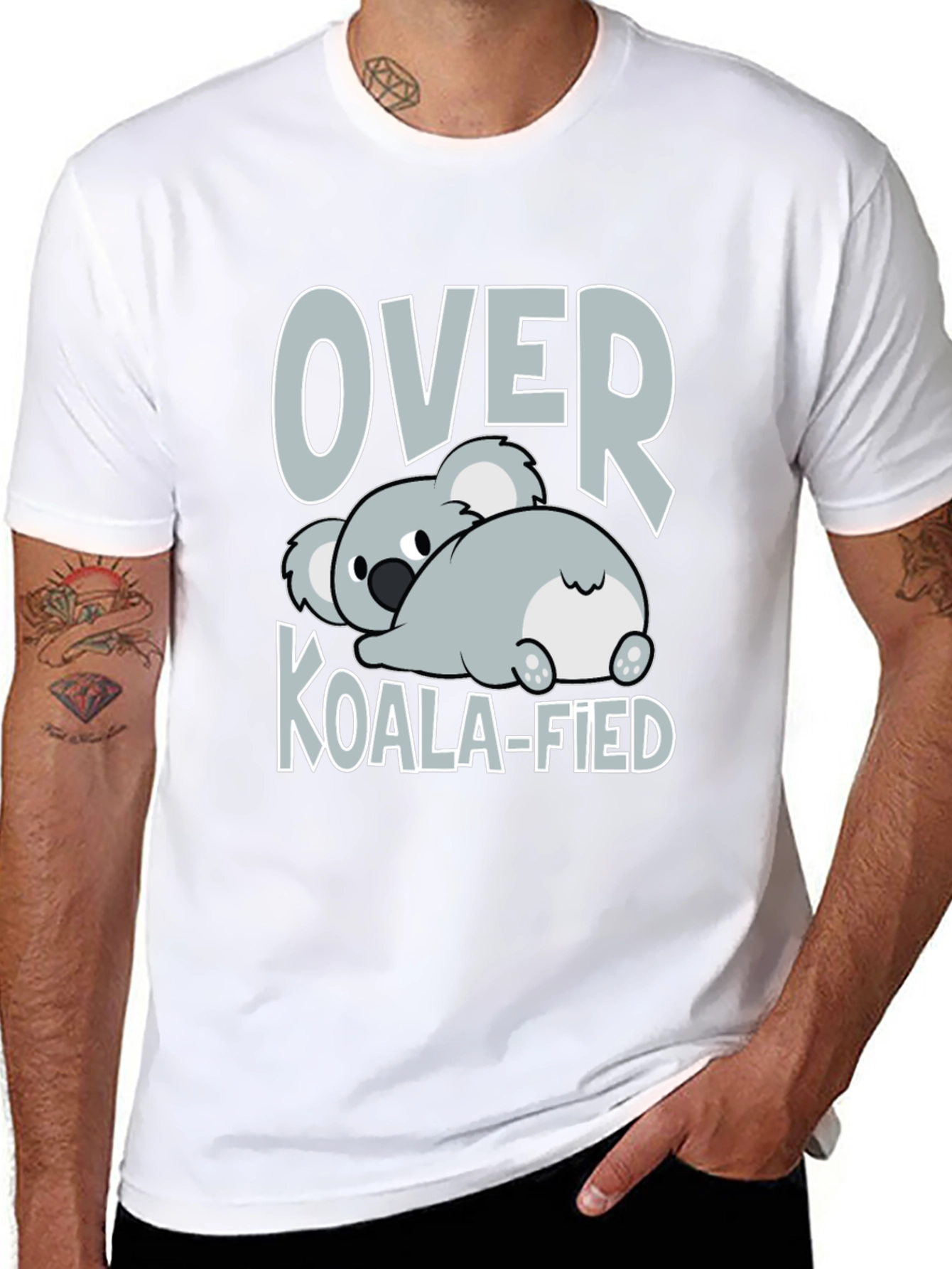 Over Koala-fied T-Shirt - Funny Graphic Tee