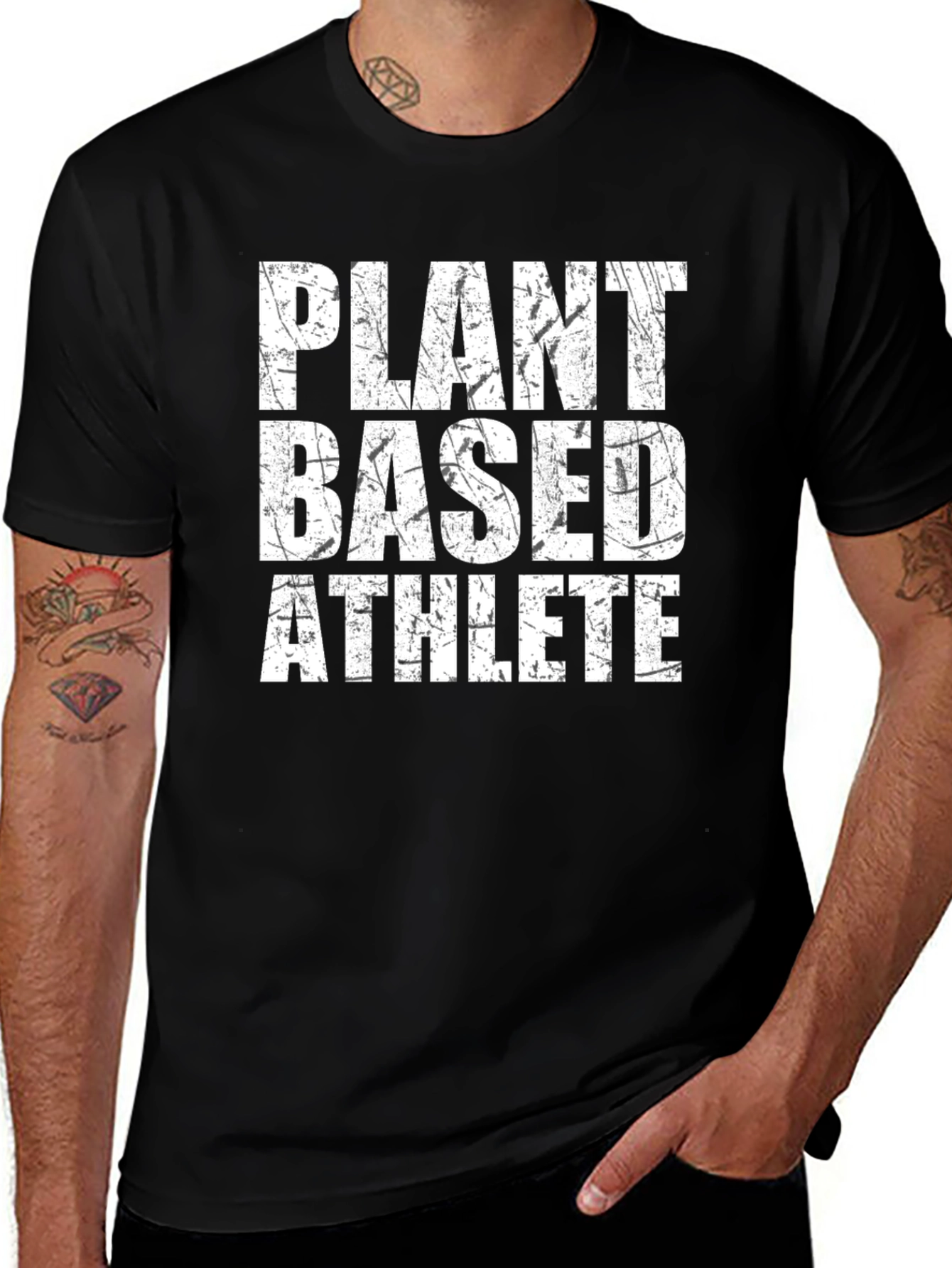 Plant Based Athlete Graphic T-Shirt
