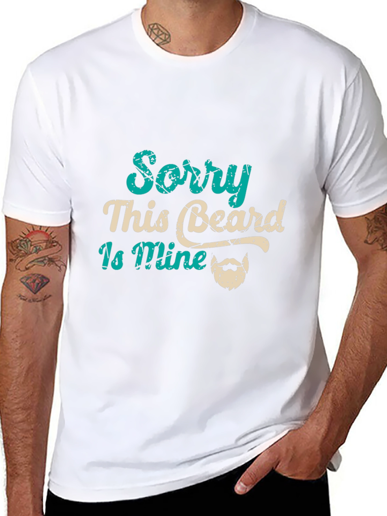 Sorry This Beard Is Mine Graphic Tee