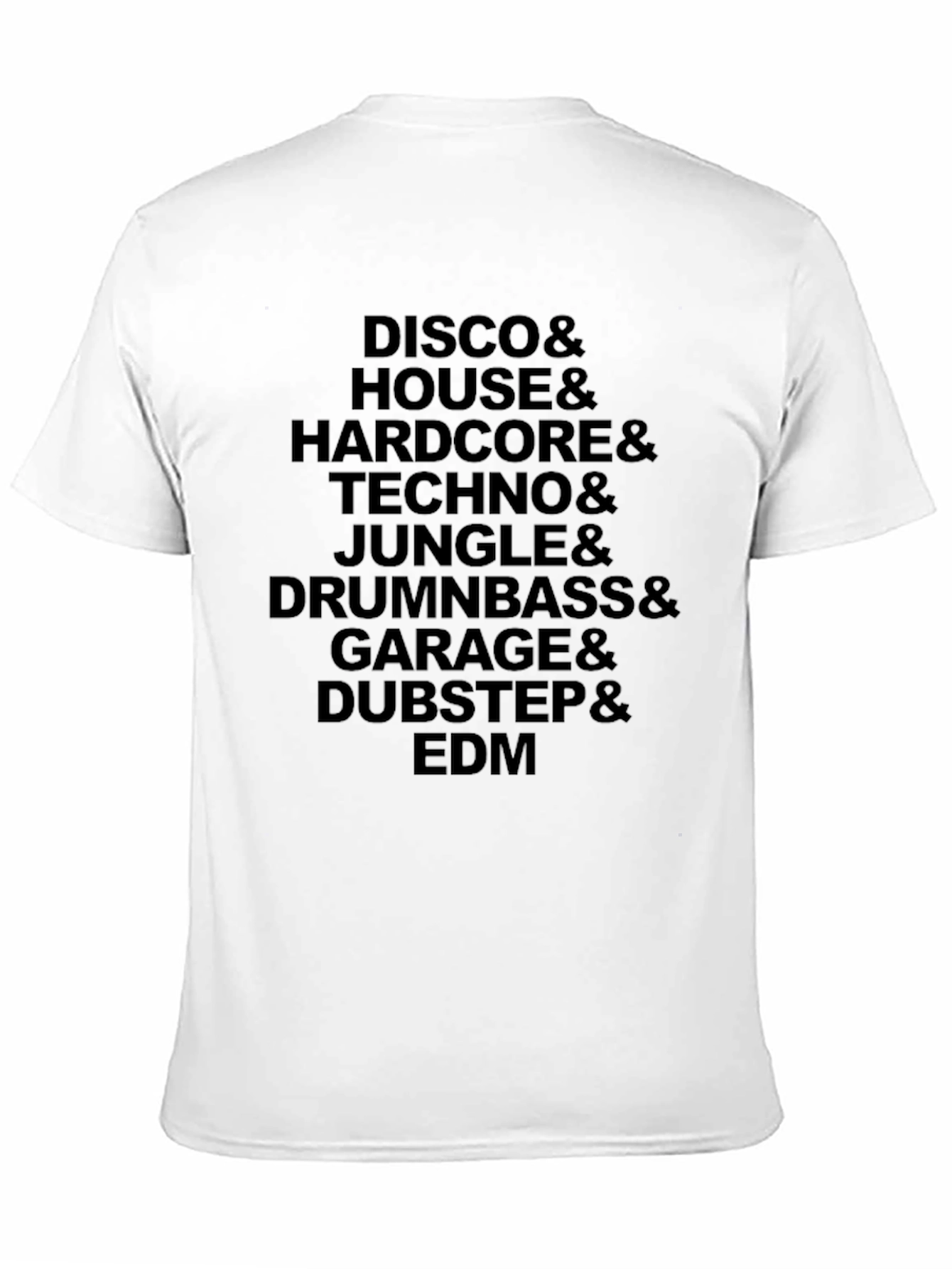 Music Genre Graphic Tee - Disco to EDM