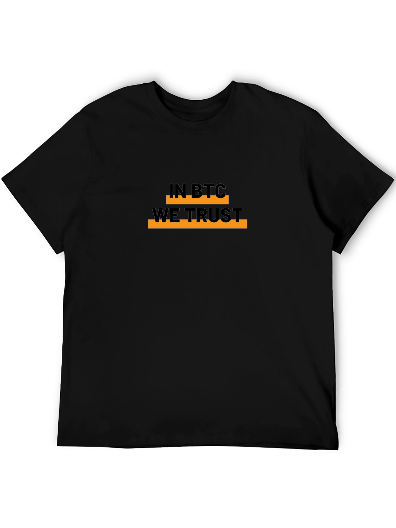 In BTC We Trust T-Shirt - Crypto Bitcoin Tee