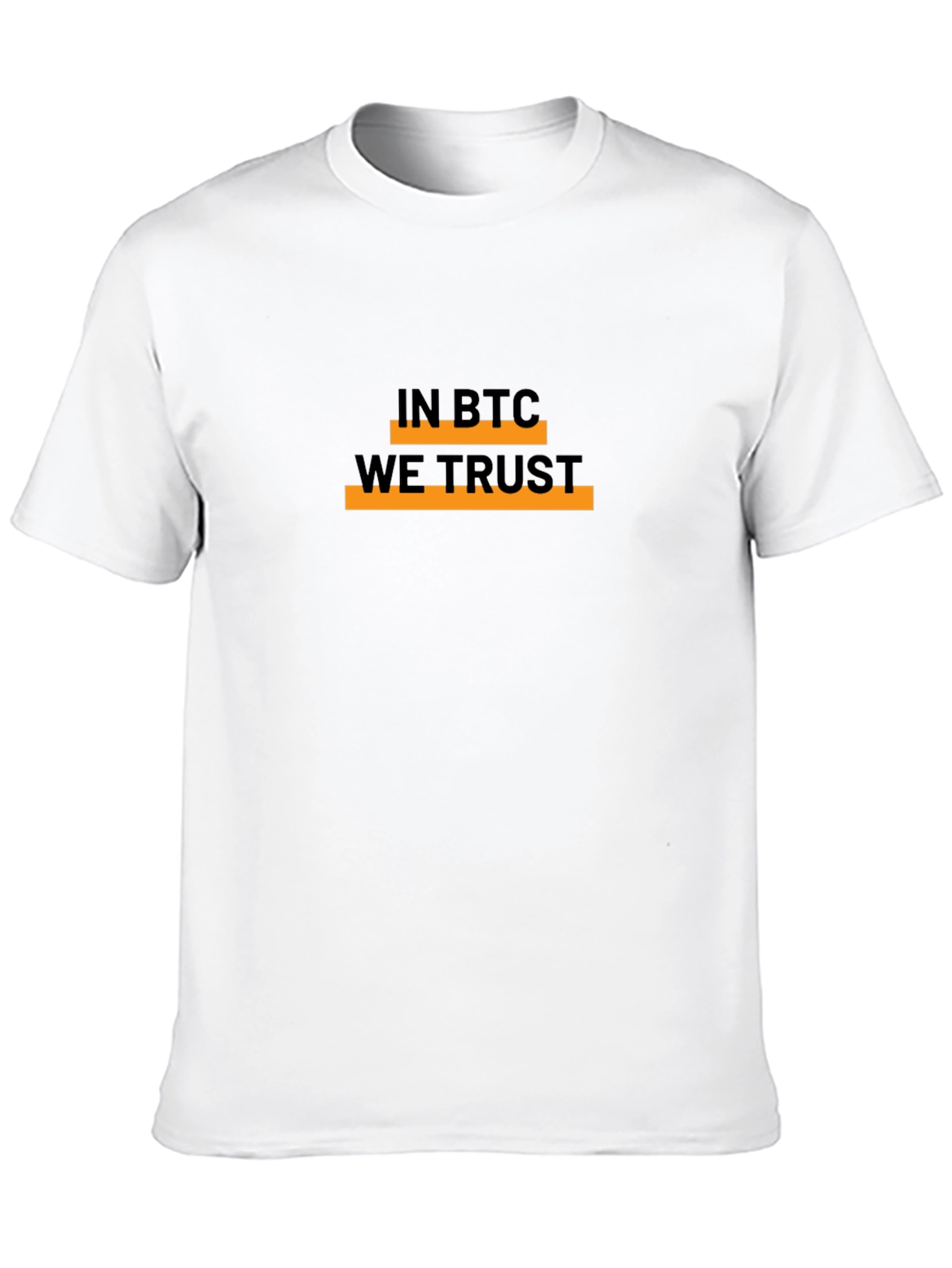 In BTC We Trust T-Shirt - Crypto Bitcoin Tee