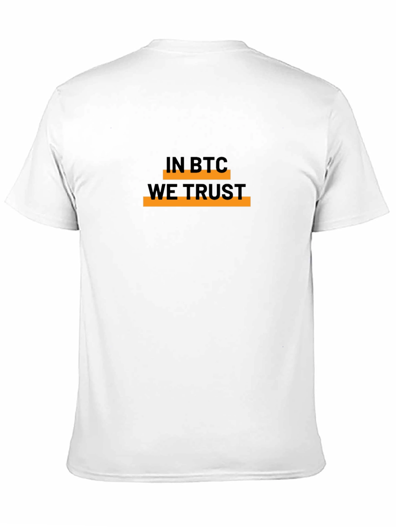 In BTC We Trust T-Shirt - Crypto Bitcoin Tee