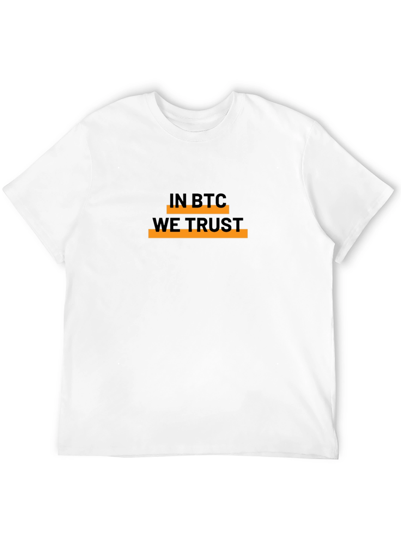 In BTC We Trust T-Shirt - Crypto Bitcoin Tee