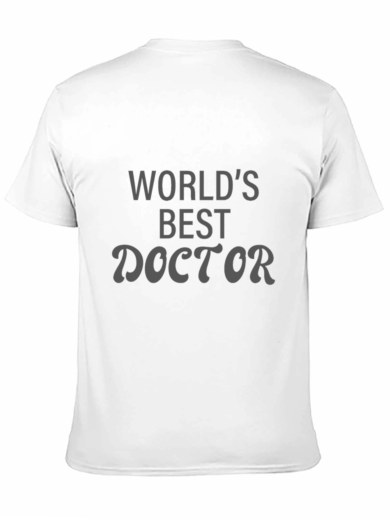 Worlds Best Doctor Black T-Shirt