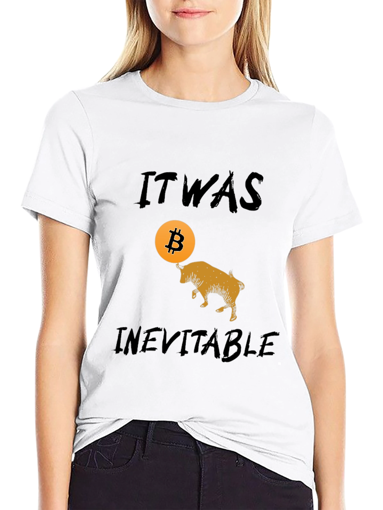 Bitcoin Bull Run Black T-Shirt - Inevitable Crypto Tee