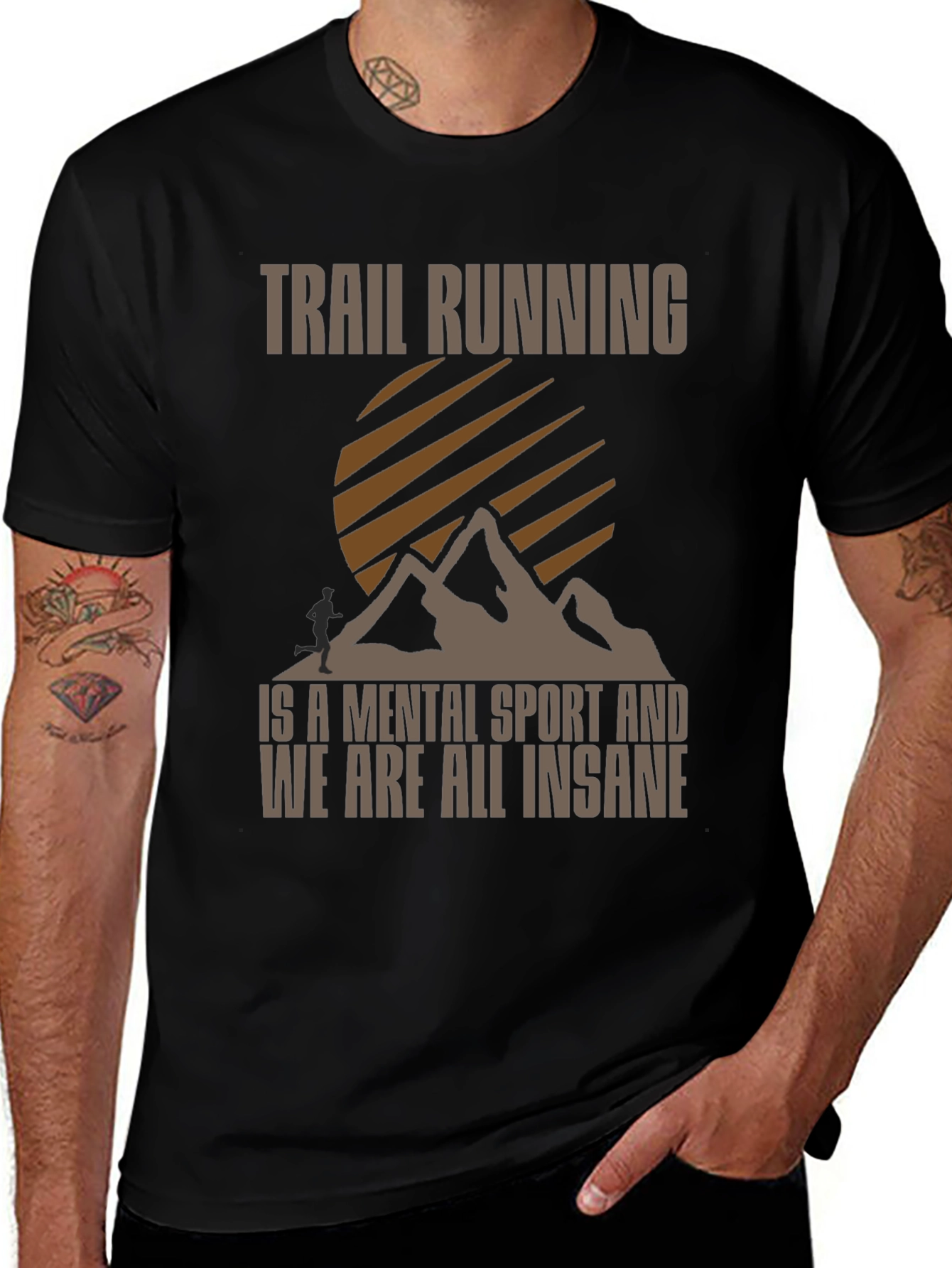 Trail Running Mental Sport Graphic Tee