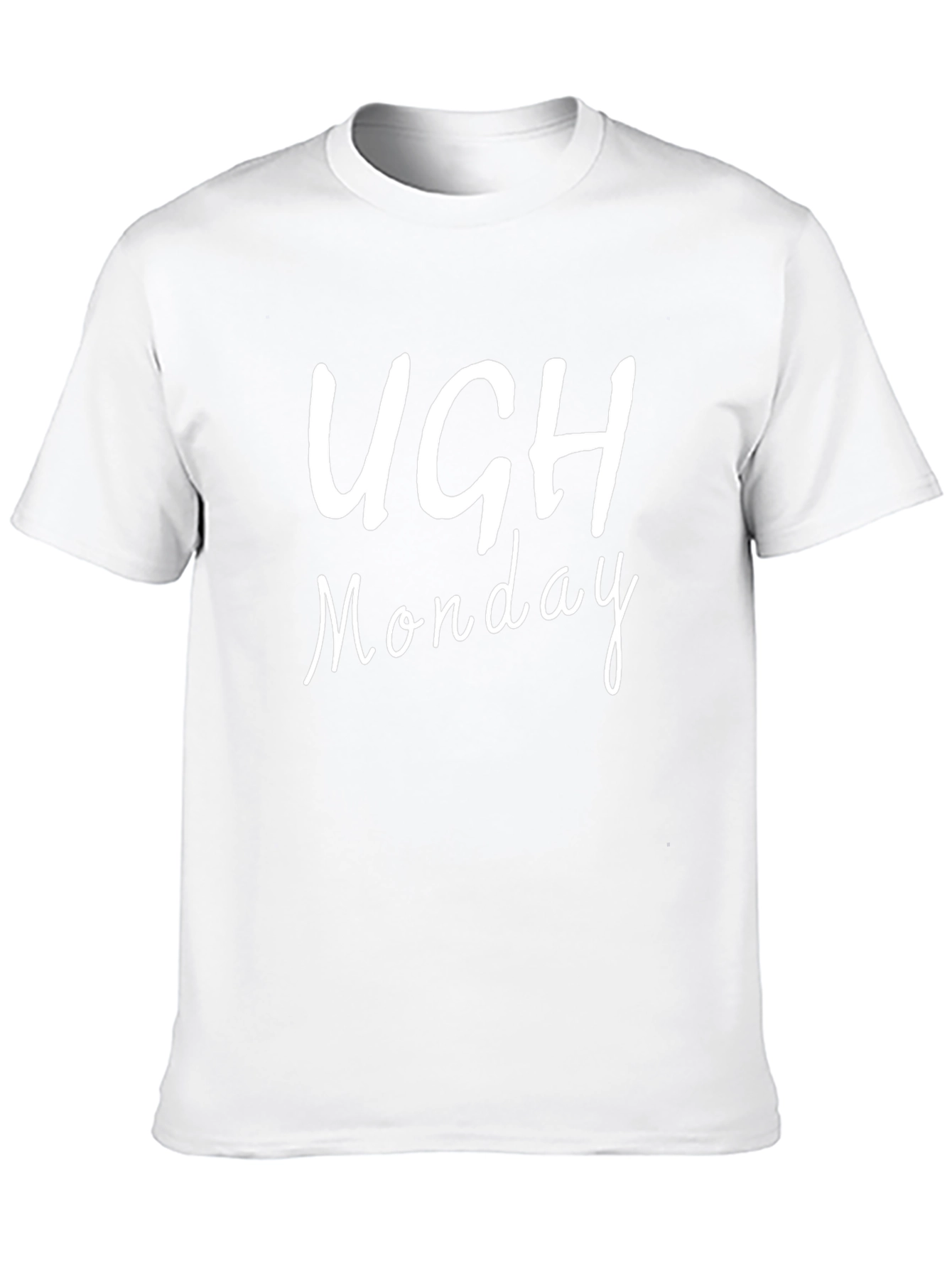 Ugh Monday Graphic Tee - Black T-Shirt