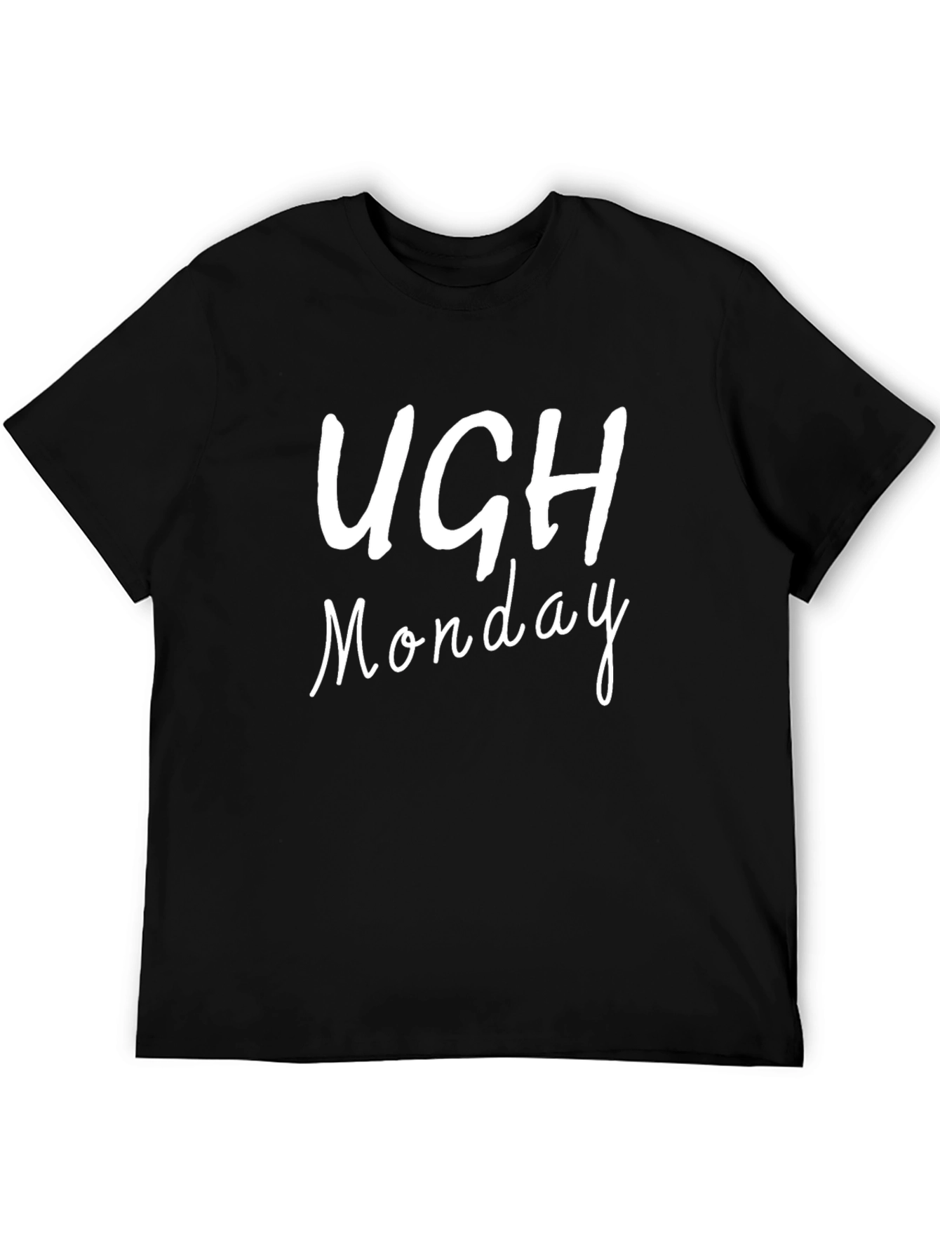 Ugh Monday Graphic Tee - Black T-Shirt