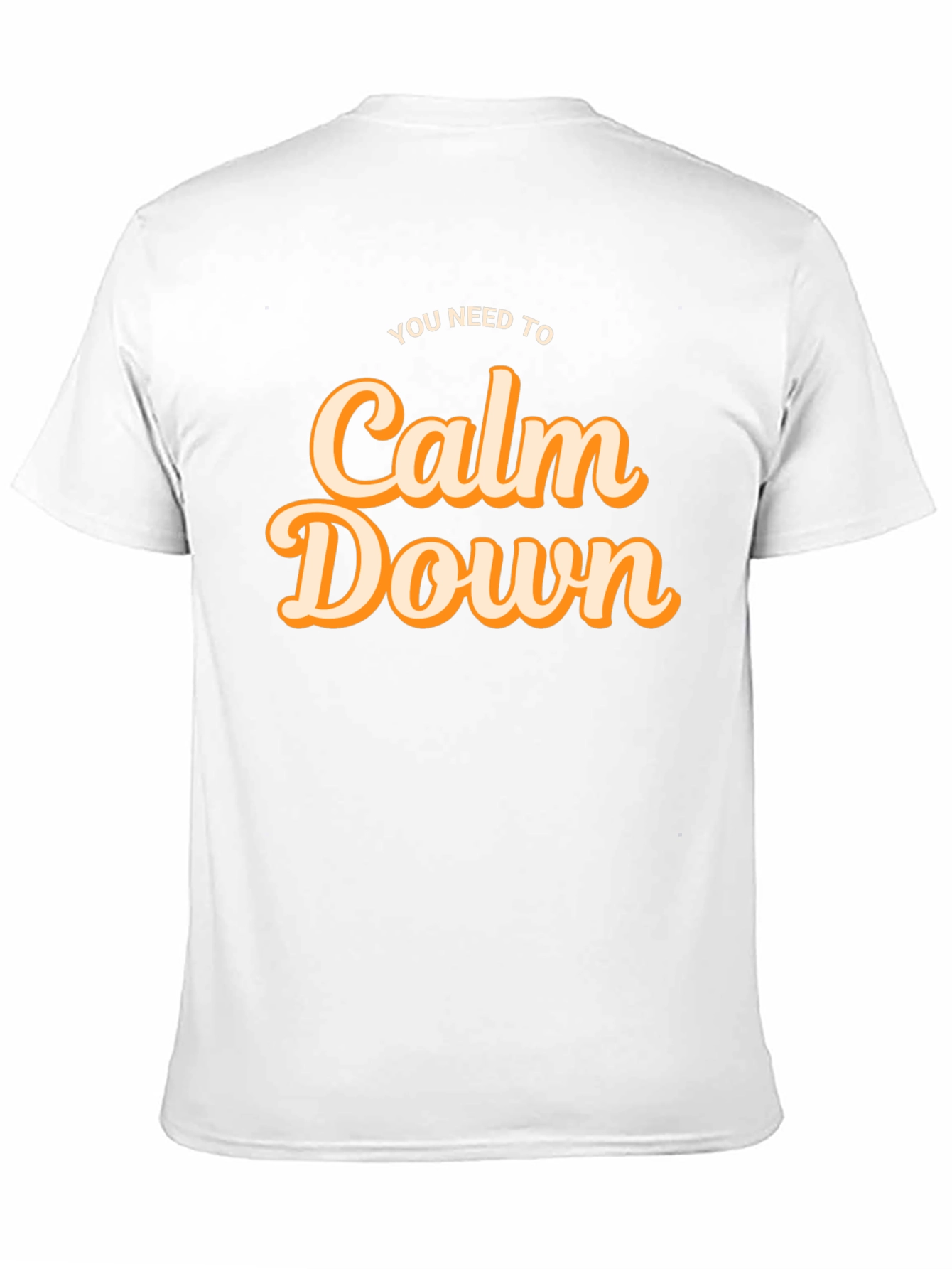 Calm Down Graphic Tee - Soft Cotton Comfort