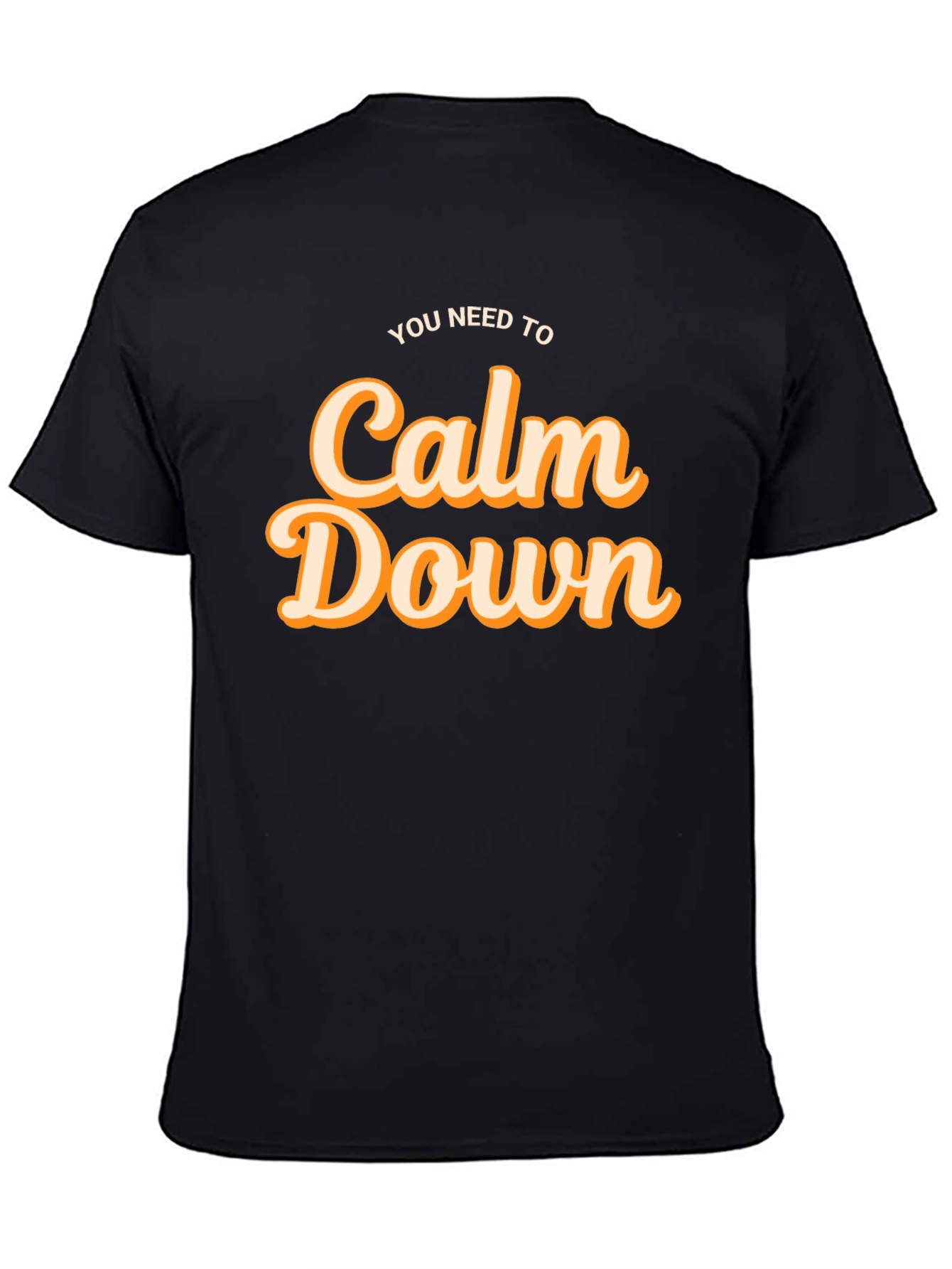 Calm Down Graphic Tee - Soft Cotton Comfort