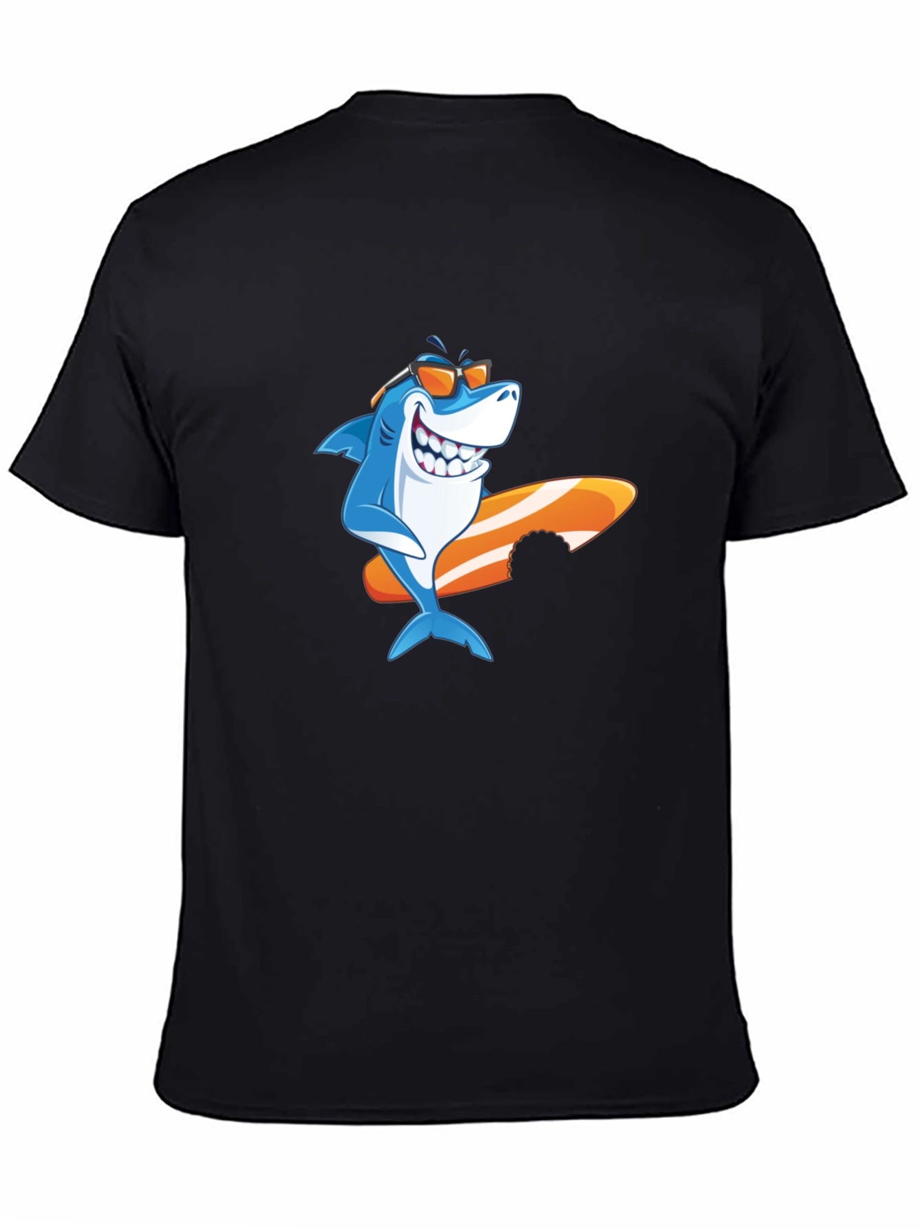 Shark Surfboard Graphic Tee - Cool Summer Vibes