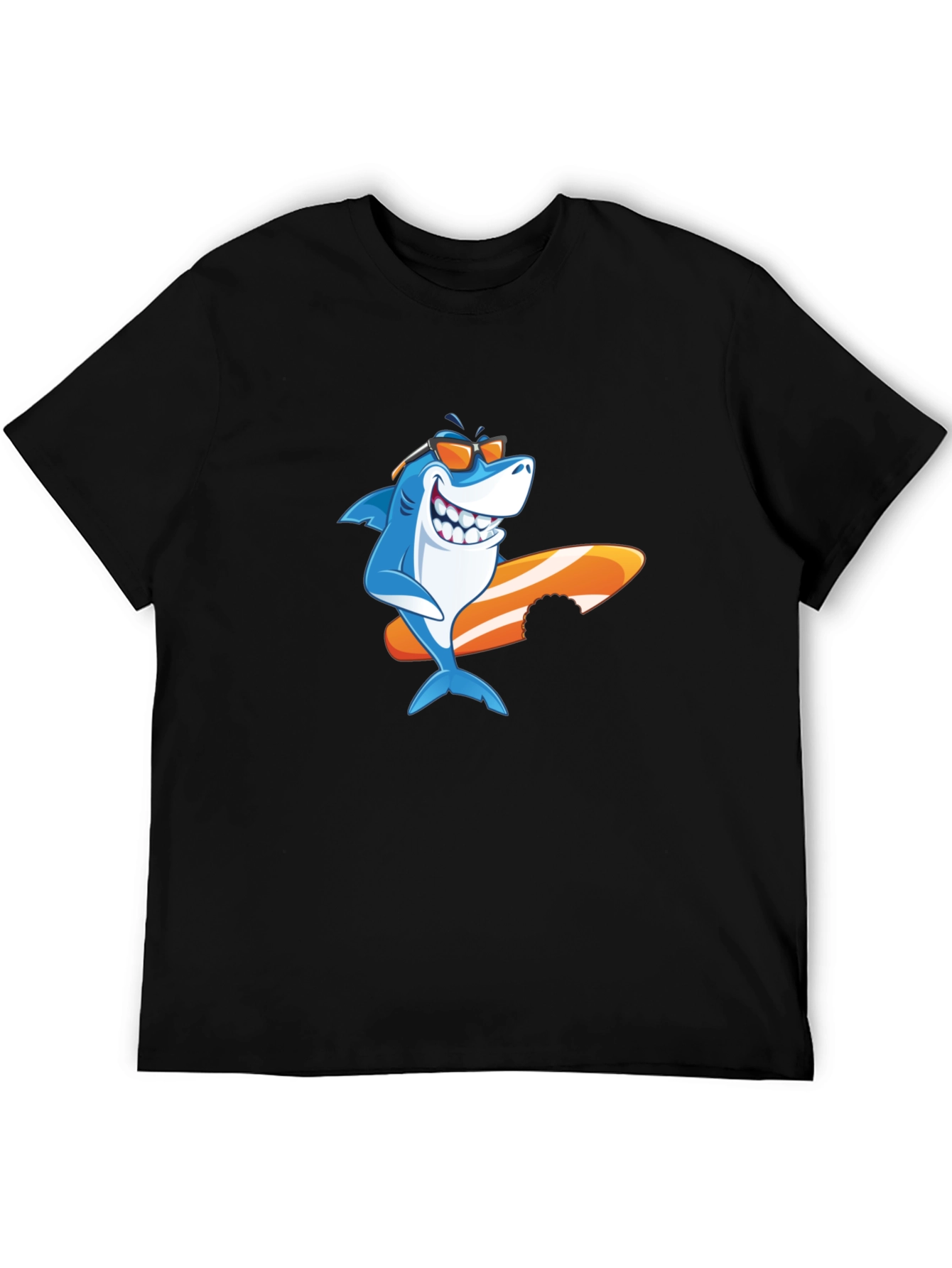 Shark Surfboard Graphic Tee - Cool Summer Vibes