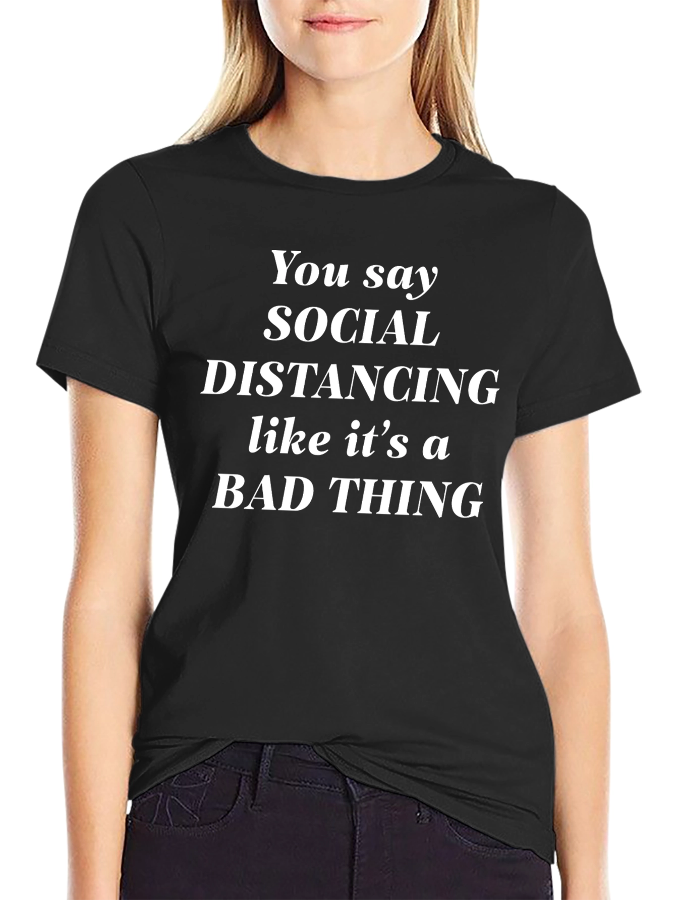 Social Distancing Sarcastic T-Shirt