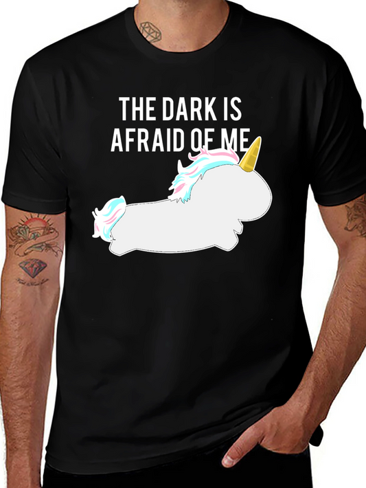 Darkness Afraid Unicorn Tee