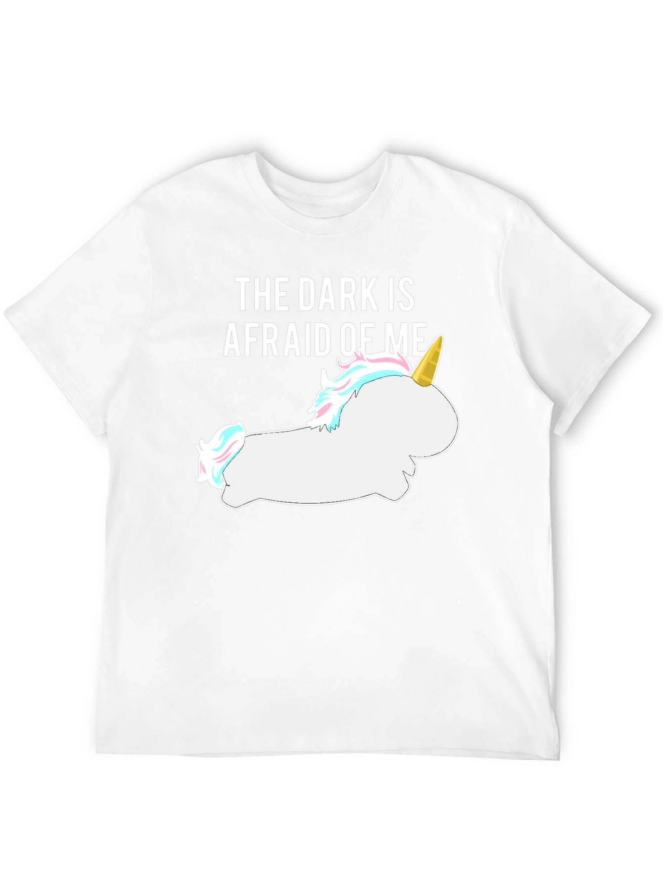 Darkness Afraid Unicorn Tee