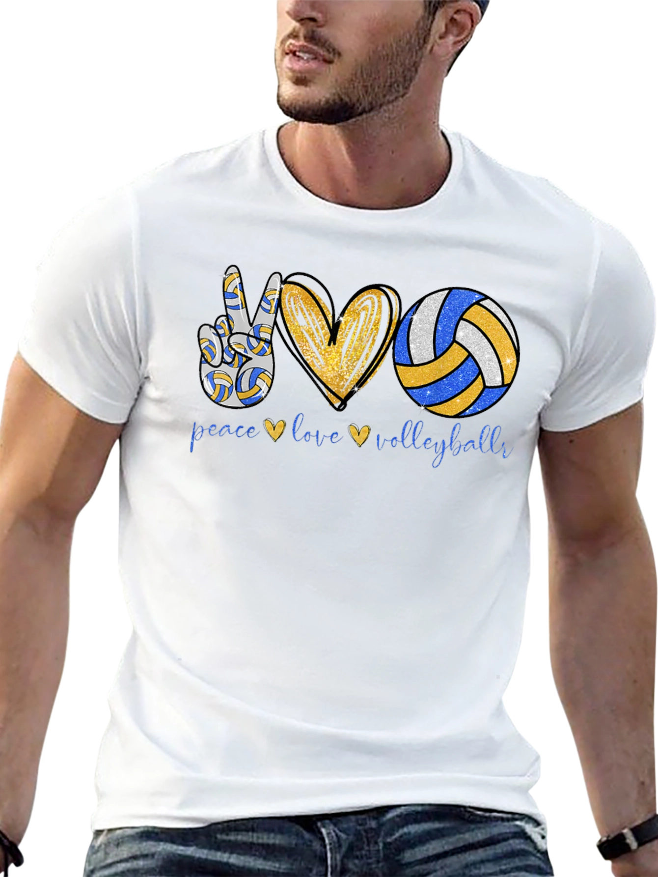 Peace Love Volleyball T-Shirt