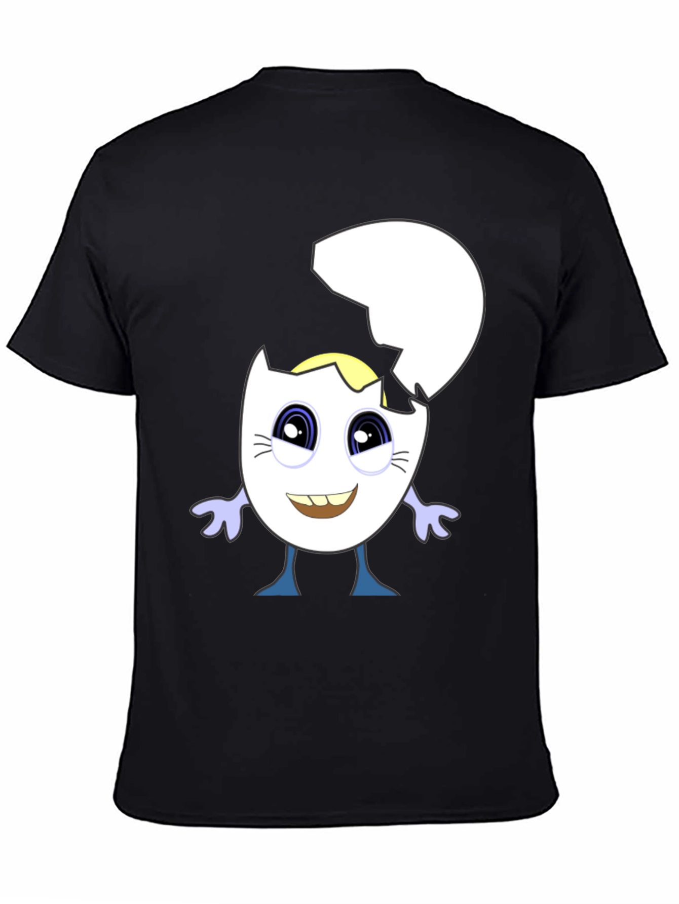 Cracked Egg Character Graphic Tee