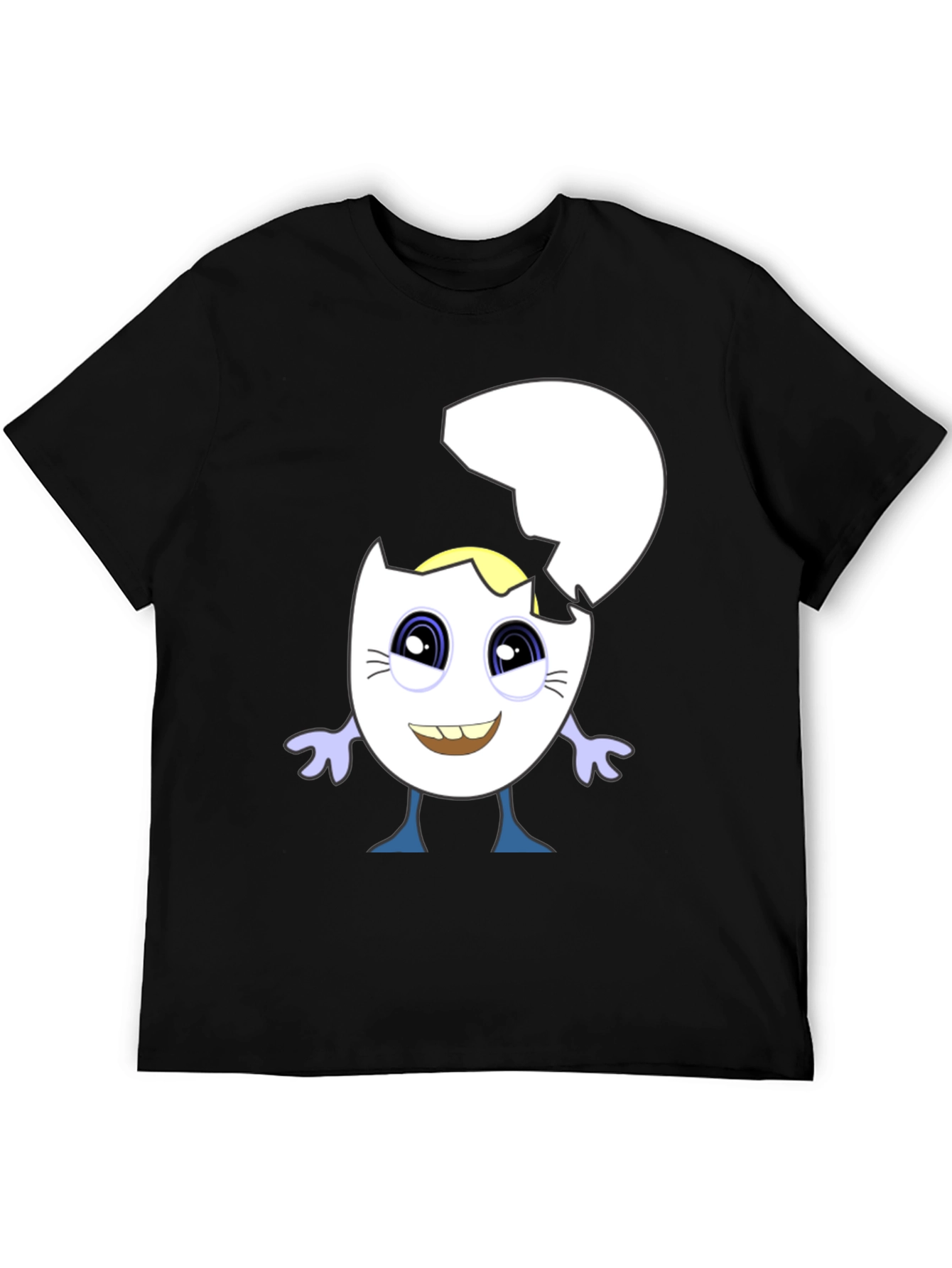Cracked Egg Character Graphic Tee
