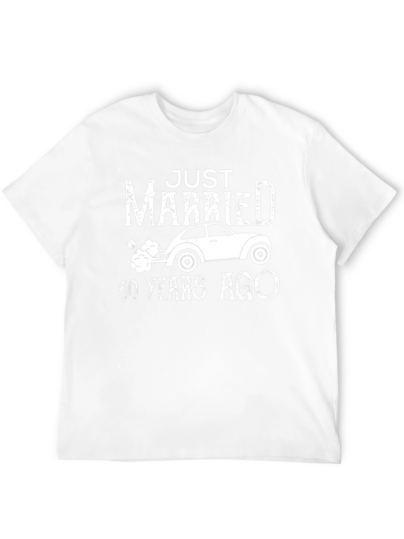 Just Married 60 Years Ago Anniversary T-Shirt